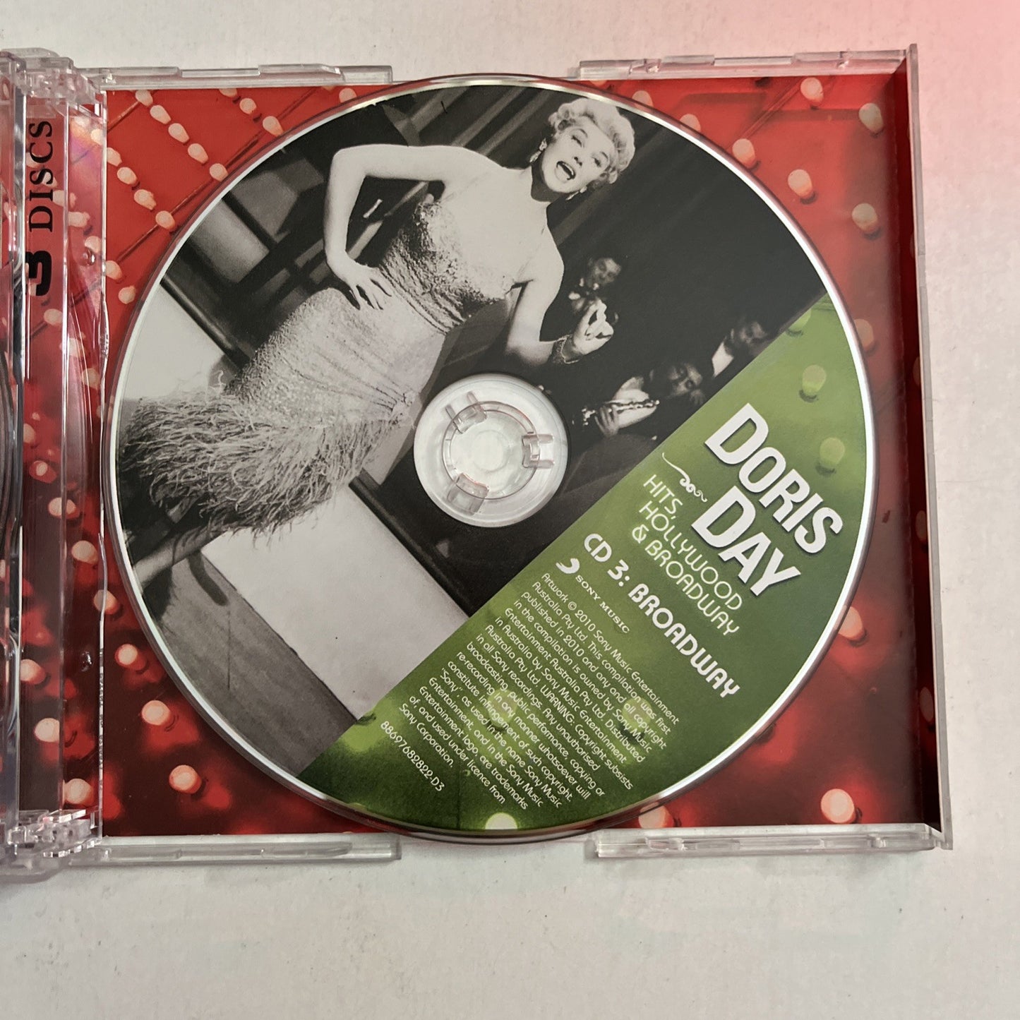 Doris Day – Hits, Hollywood & Broadway (CD, 2010) Australia 3-Discs 88697682822