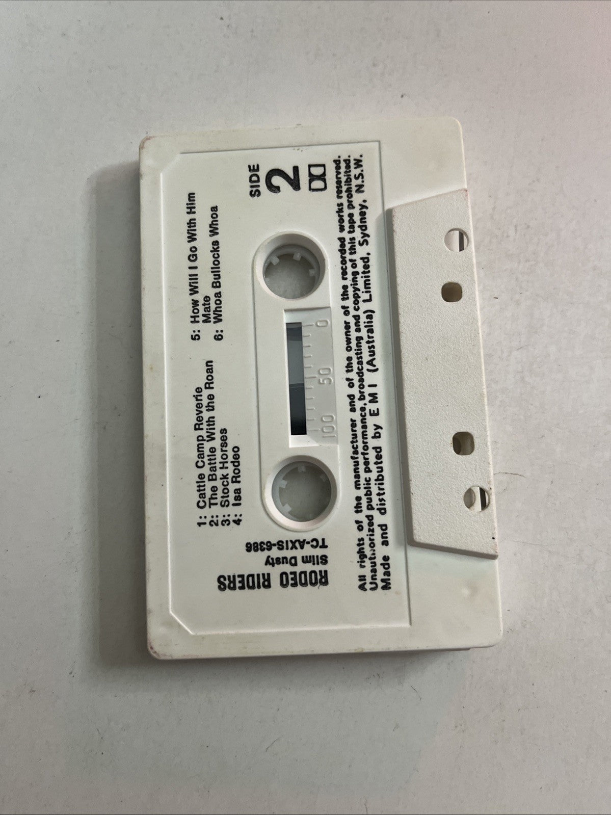 Slim Dusty – Rodeo Riders (Cassette, 1977) Australia TC-AX-6386