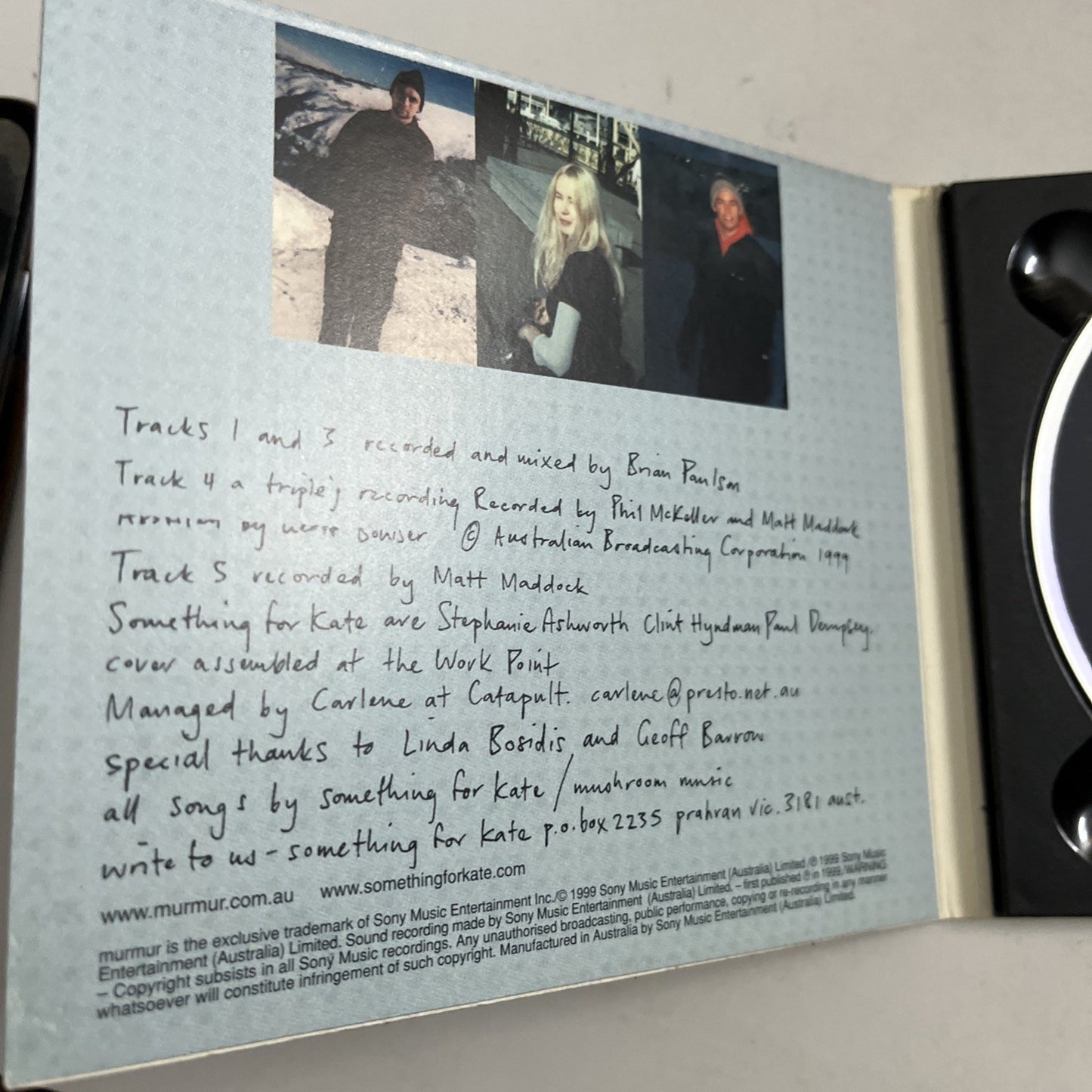 Something For Kate – Hallways (CD, 1999) Australia Digipak MATTCD088