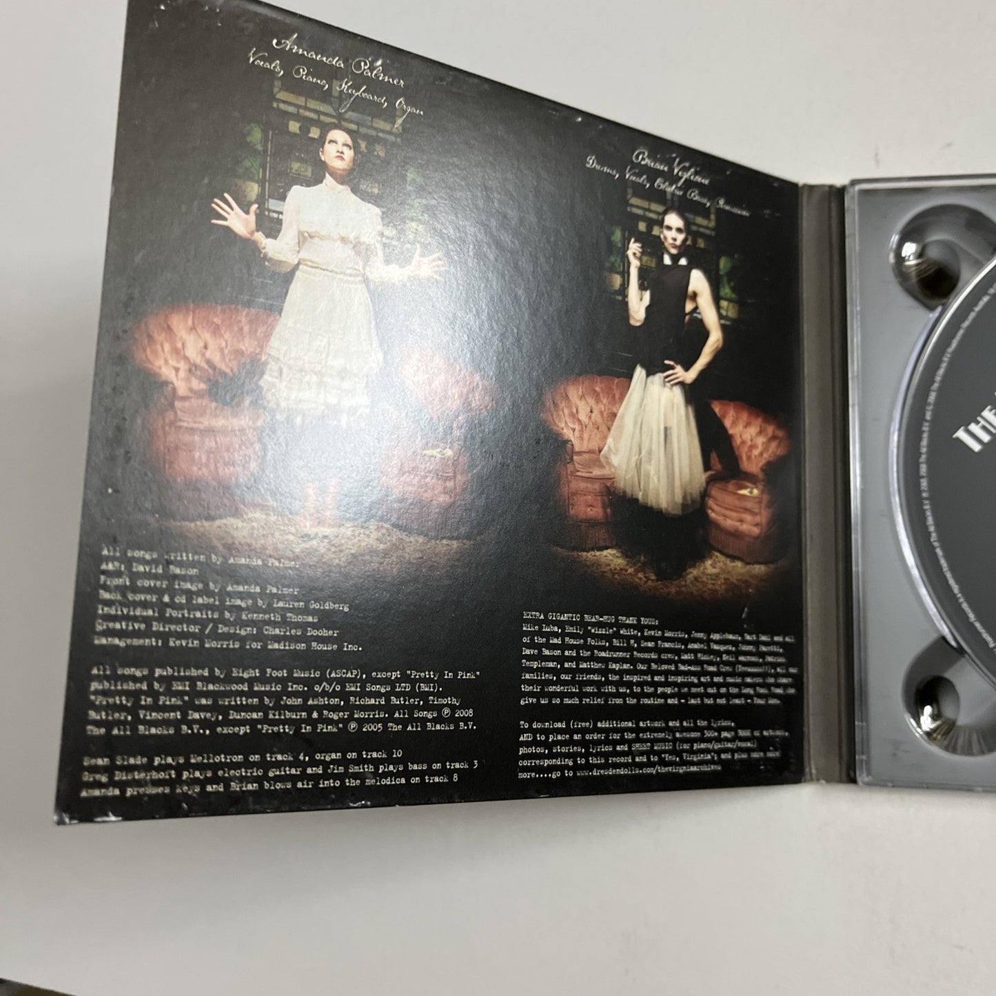 The Dresden Dolls – No, Virginia... (CD, 2008) Australia Digipak RR 7926-5