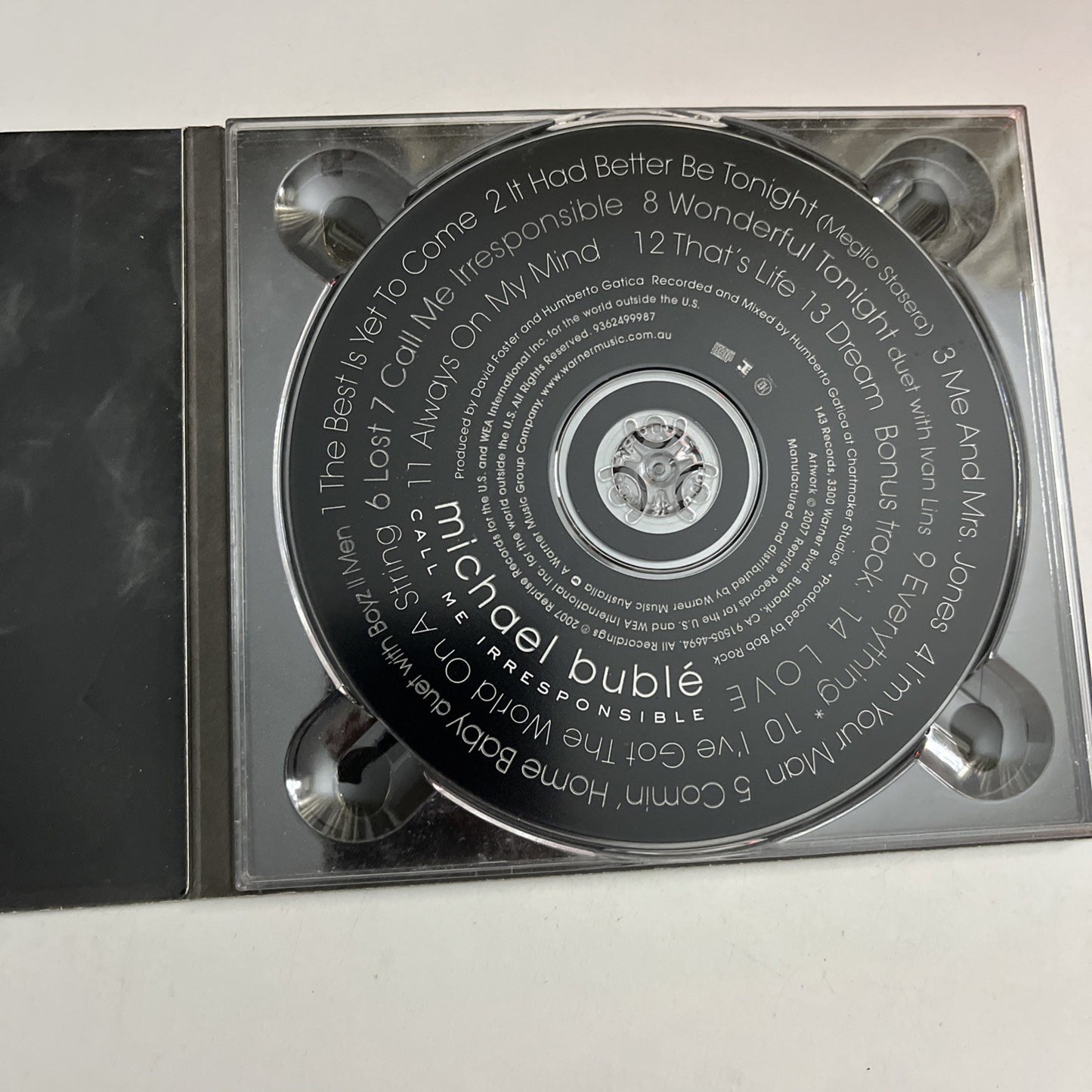 Michael Bublé – Call Me Irresponsible (CD, 2007) Special Edition Digipak