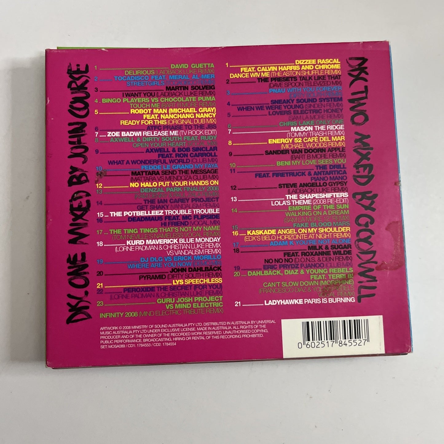 John Course, Goodwill – The 2009 Annual (CD, 2008) 2-Disc Digipak MOSA089