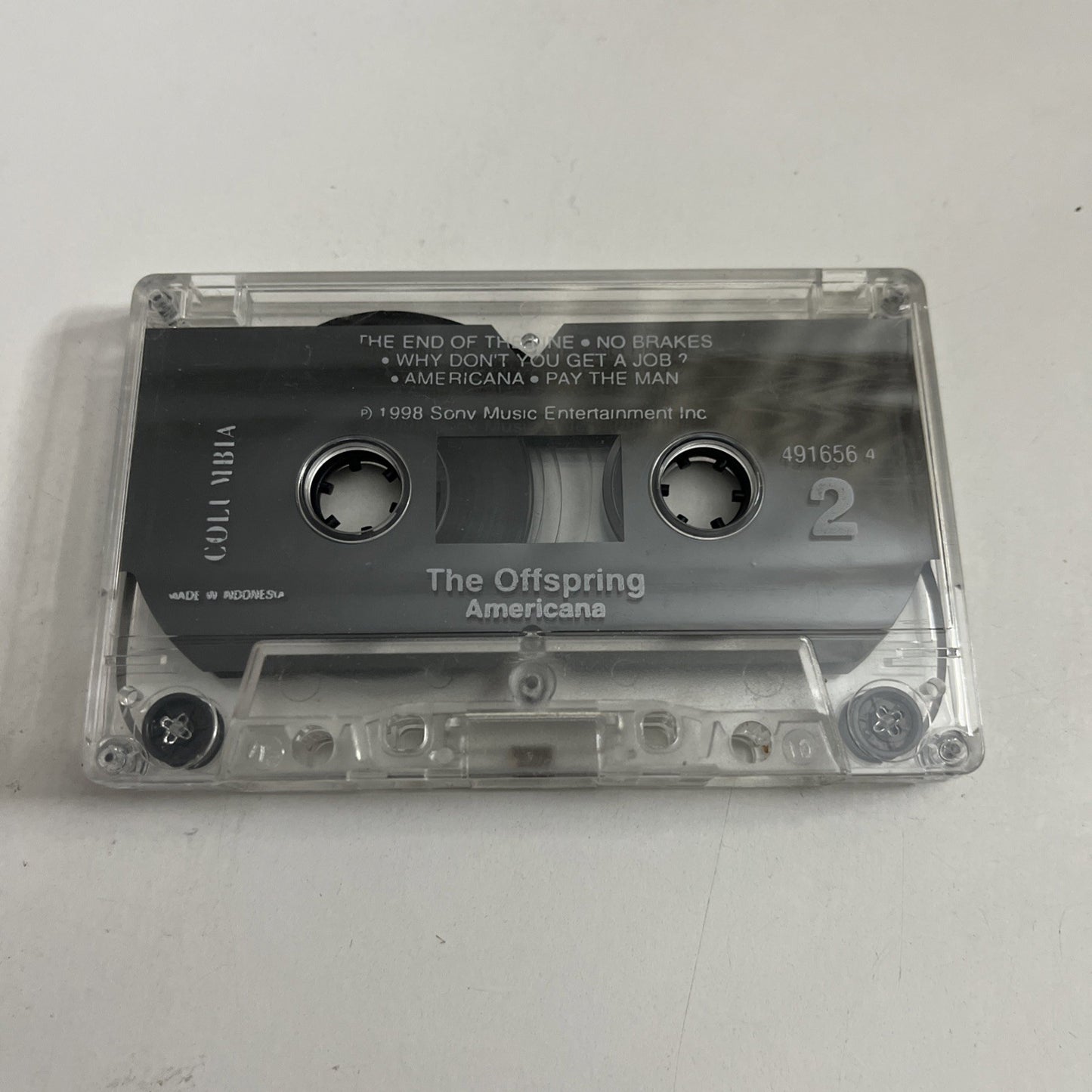 The Offspring – Americana (Cassette, 1998) Cassette only COL 491656 4