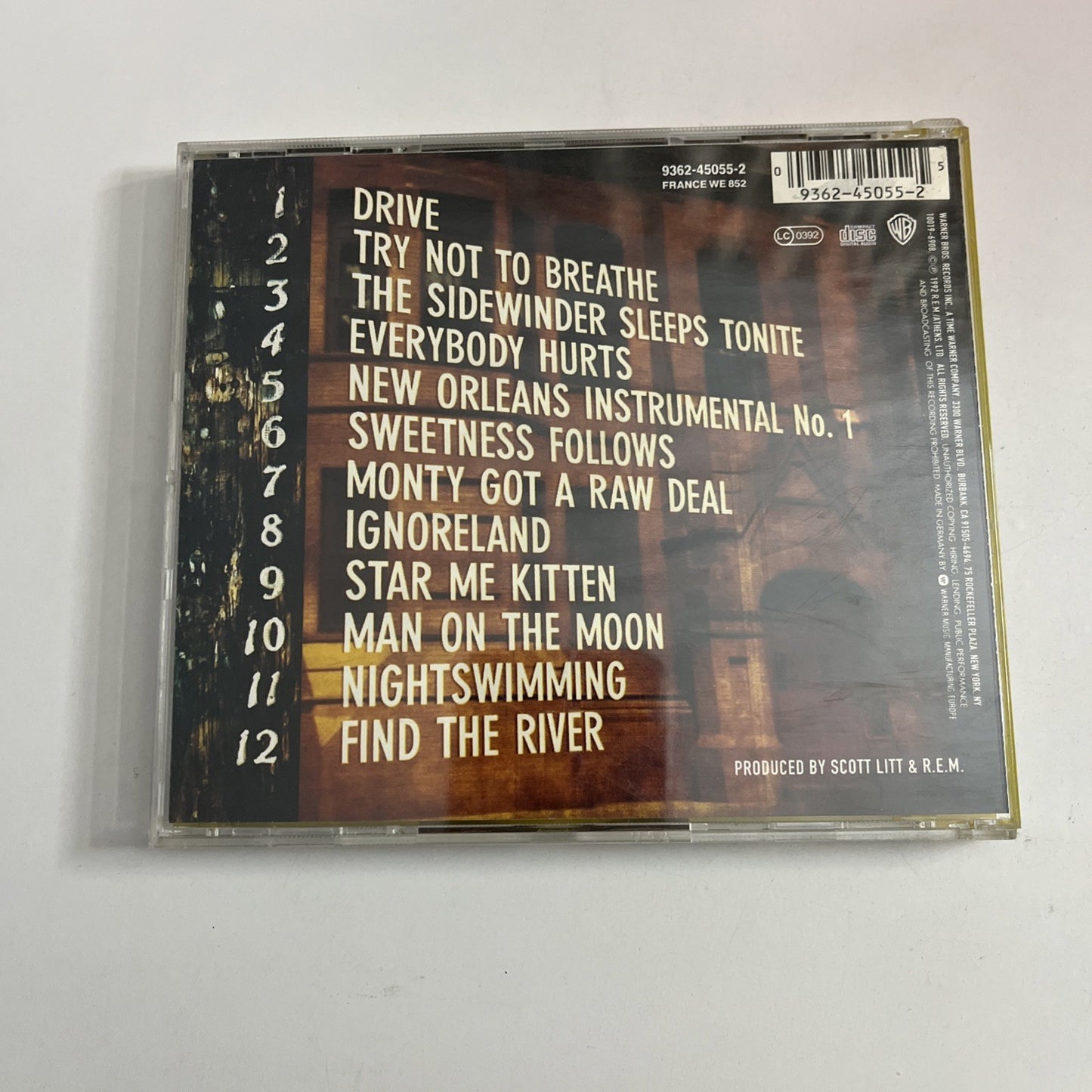 R.E.M. – Automatic For The People (CD, 1992) Europe 9362-45055-2