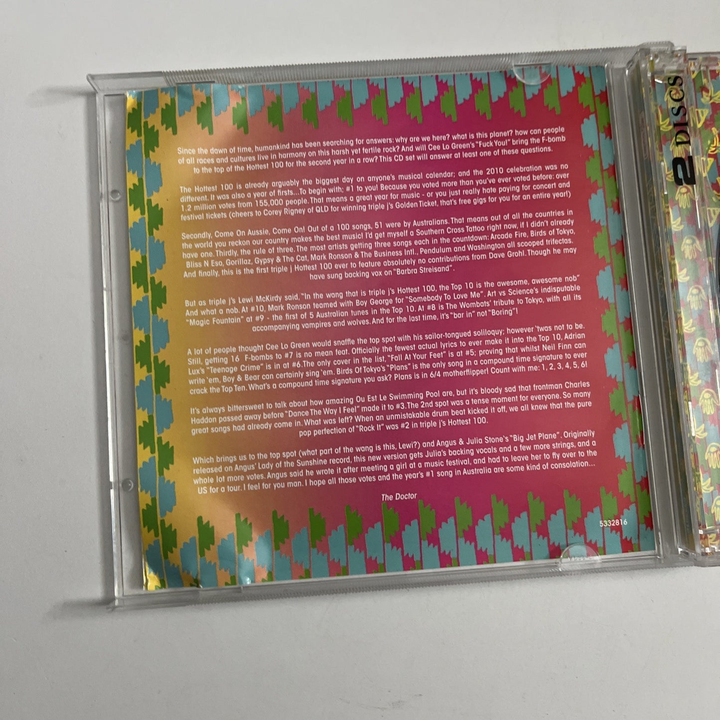 Triple J's Hottest 100 Vol 18 (CD, 2011) Australia 2-Disc 5332816
