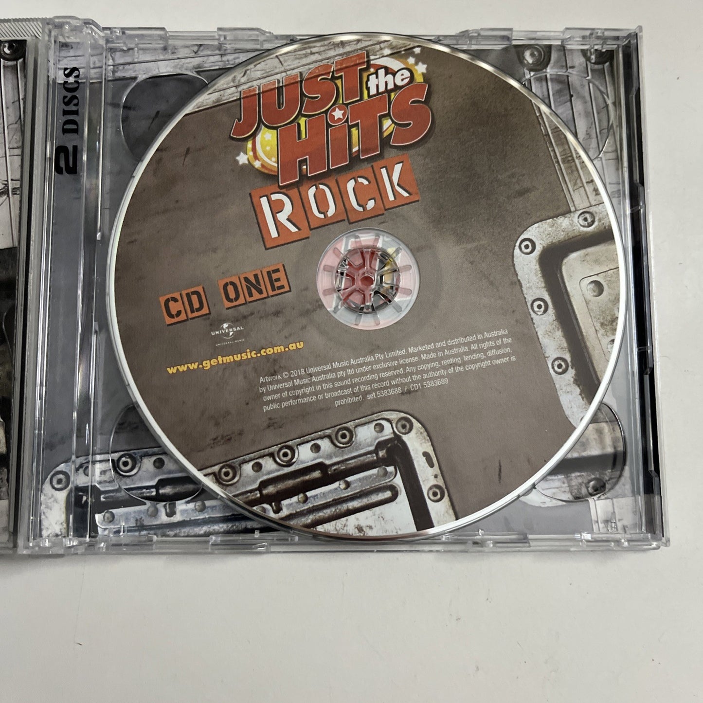 Just The Hits: Rock (CD, 2018) Australia 2-Disc 5383688
