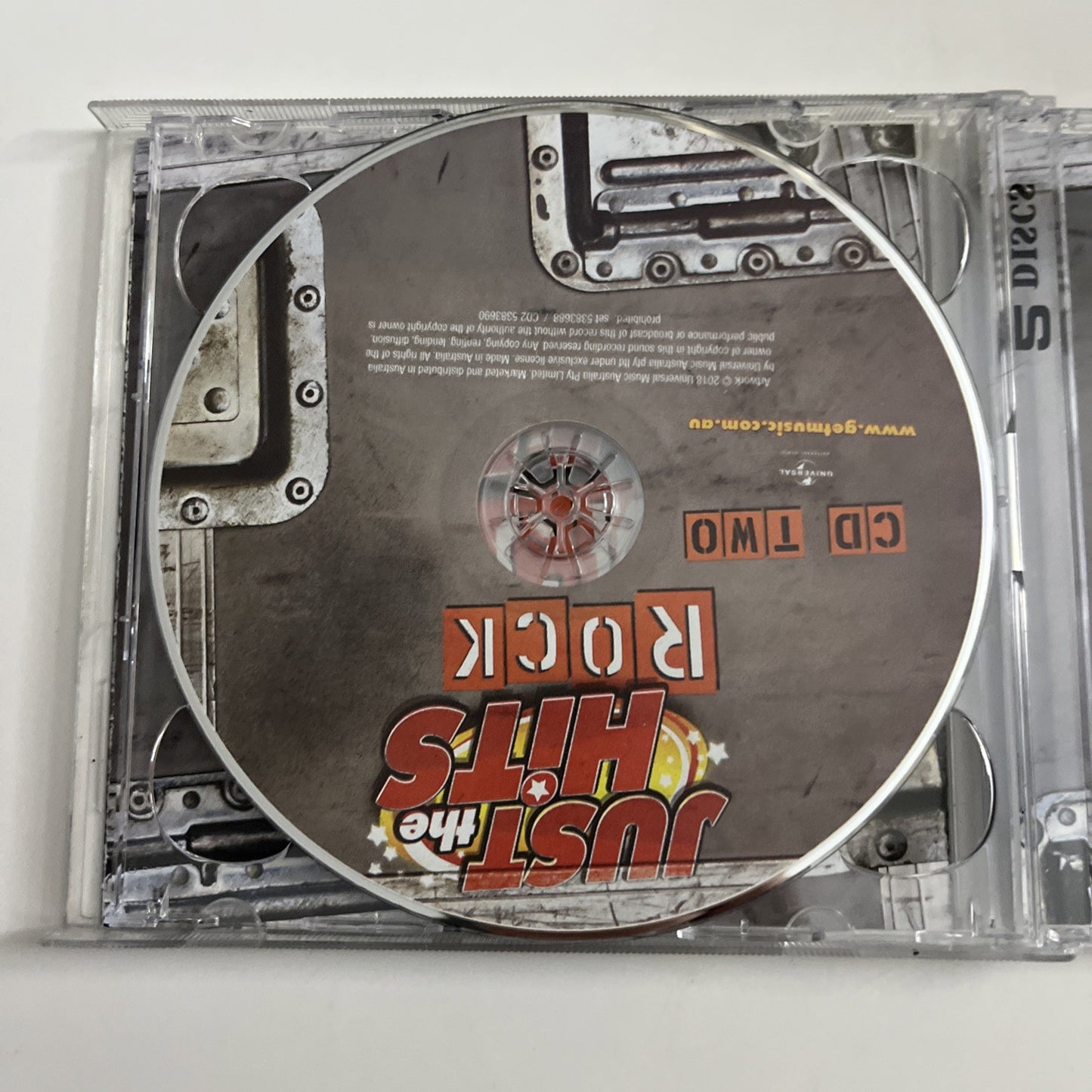 Just The Hits: Rock (CD, 2018) Australia 2-Disc 5383688