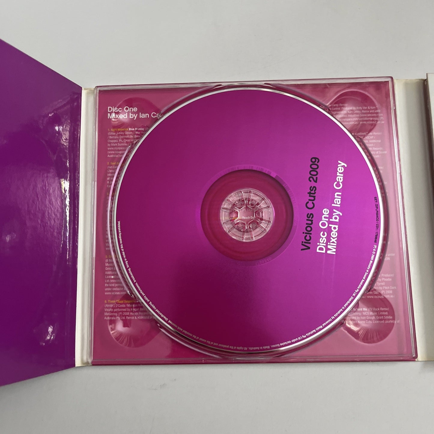 Ian Carey, John Course – Vicious Cuts 2009 (CD, 2009) Digipak ZIPLP004CD