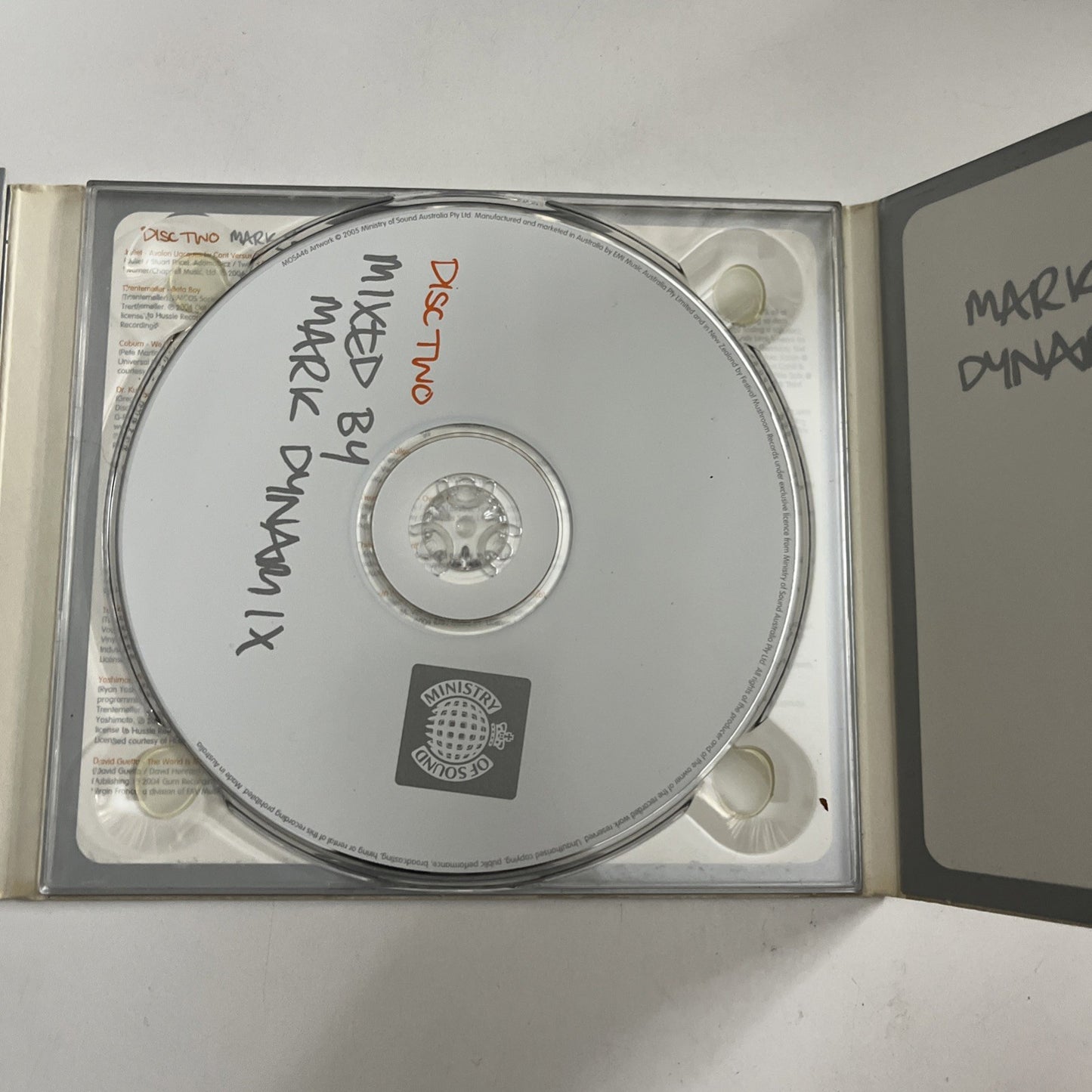 John Course, Mark Dynamix – Sessions Two (CD, 2005) Australia Digipak MOSA046