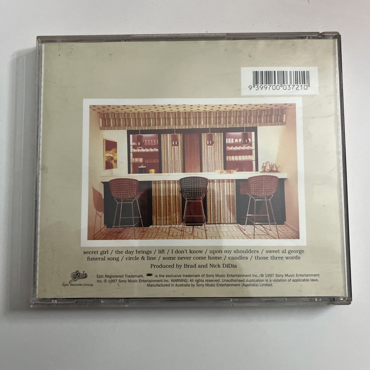 Brad – Interiors (CD, 1997) Australia 487921 2