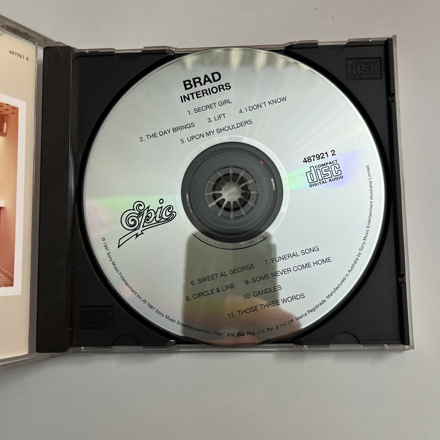 Brad – Interiors (CD, 1997) Australia 487921 2