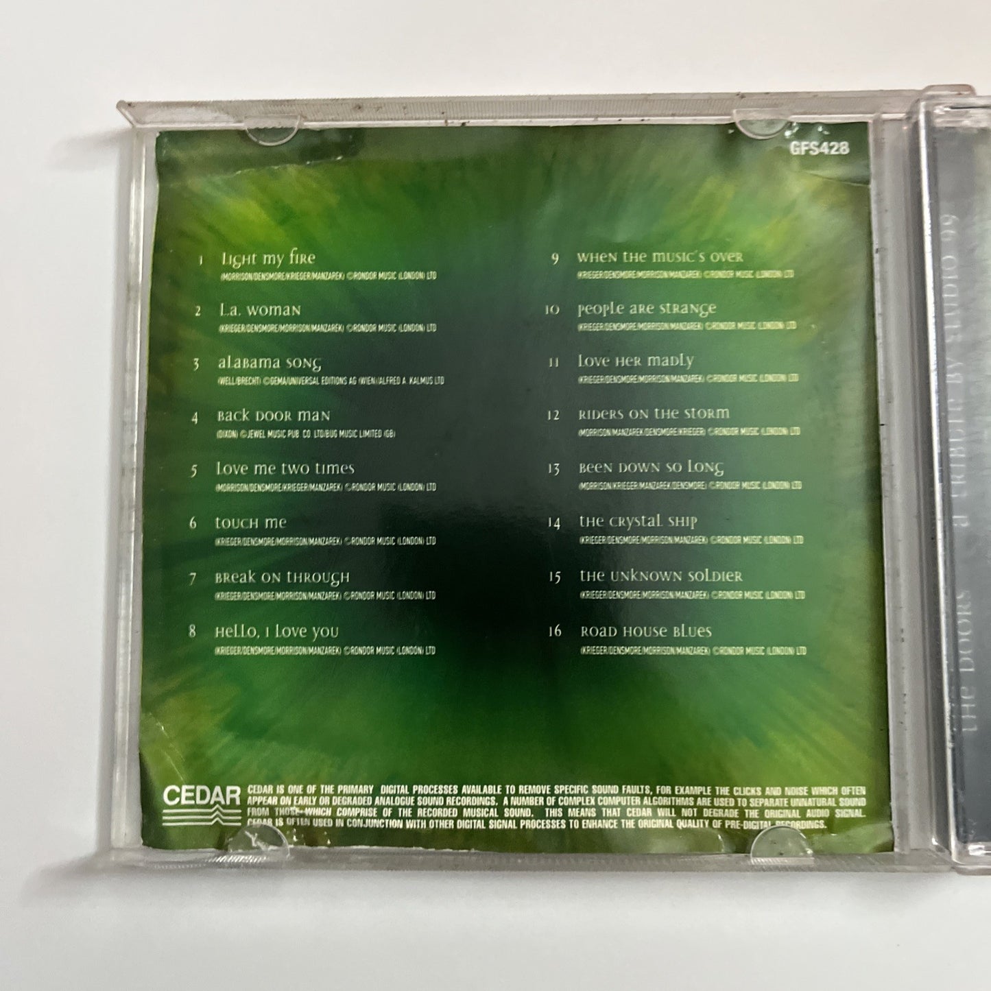 Studio 99 – The Doors A Tribute By Studio 99 (CD) GFS428