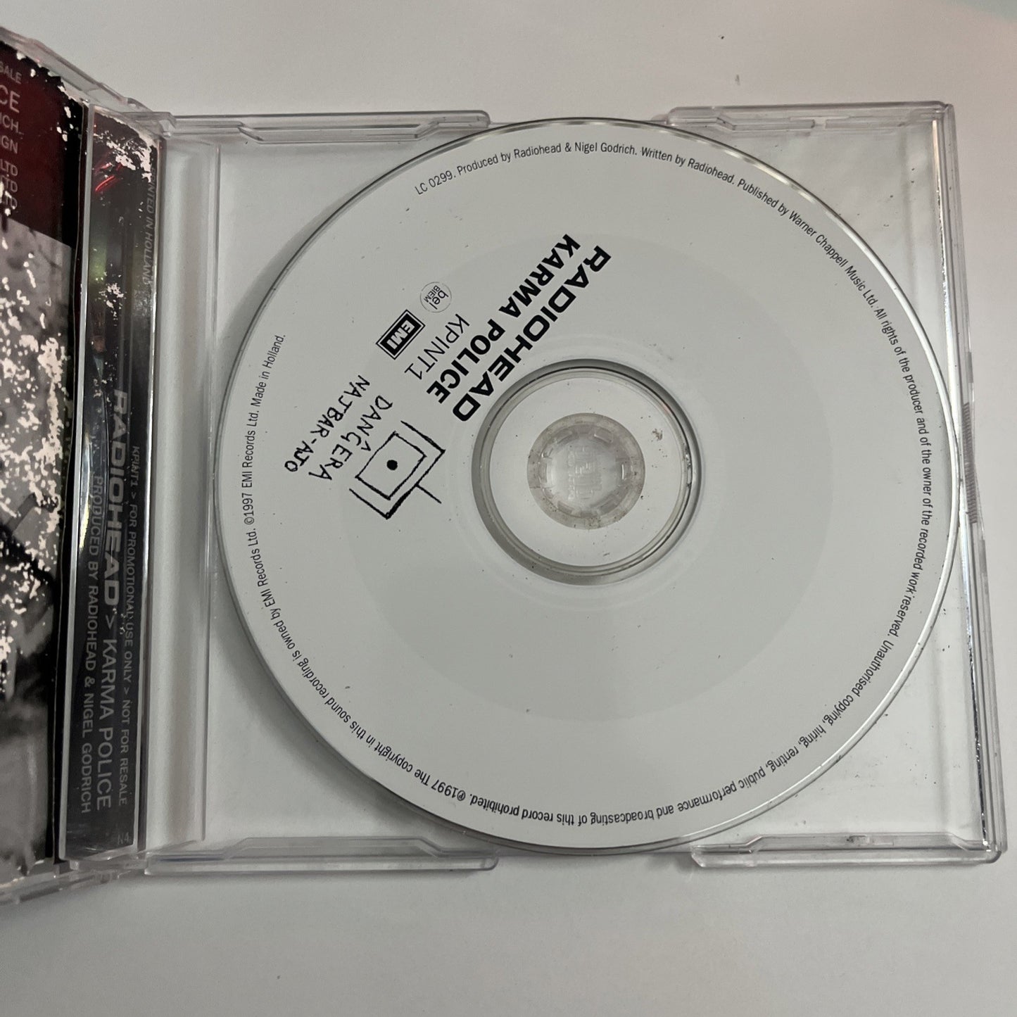 Radiohead – Karma Police (CD, 1997) Europe Promo KPINT1