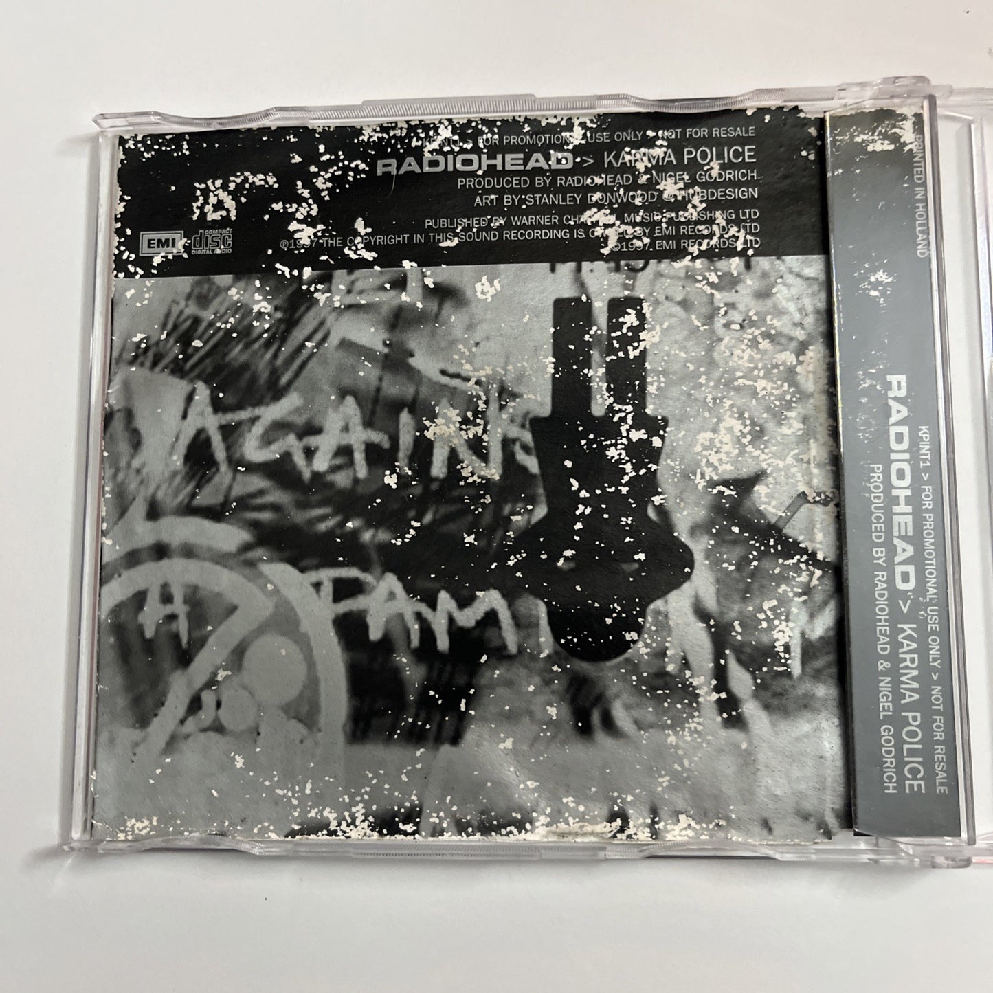 Radiohead – Karma Police (CD, 1997) Europe Promo KPINT1