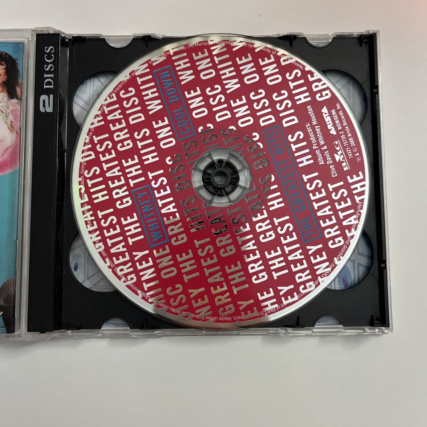 Whitney Houston – The Greatest Hits (CD, 2000) Australia 2-Disc 74321 75739 2