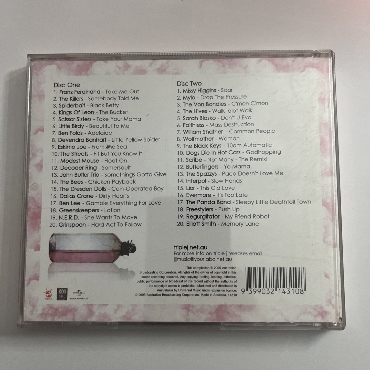 Triple J's Hottest 100 Volume 12 (CD, 2005) 2-Disc Album 14310