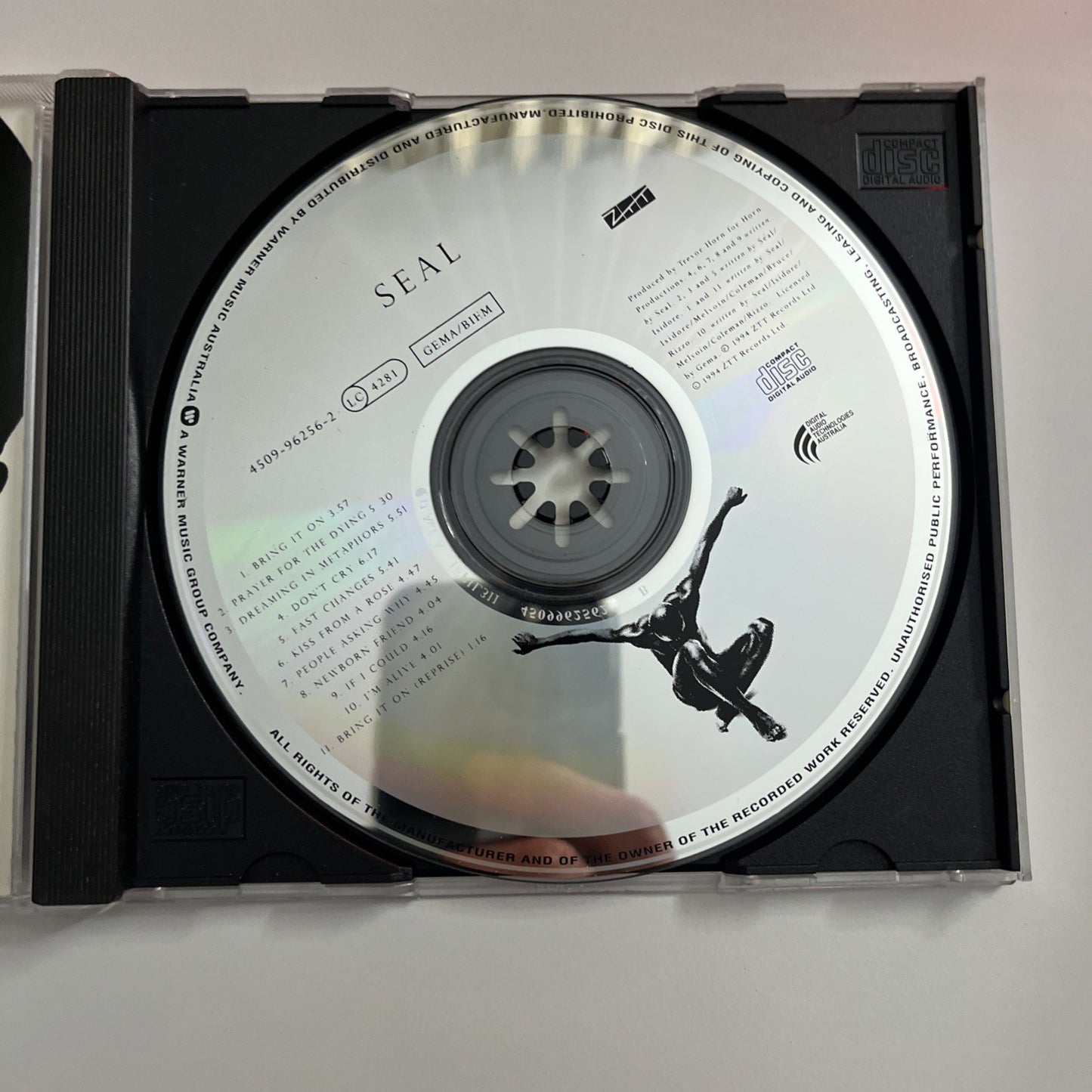 Seal – Seal (CD, 1994) Australia 4509-96256-2