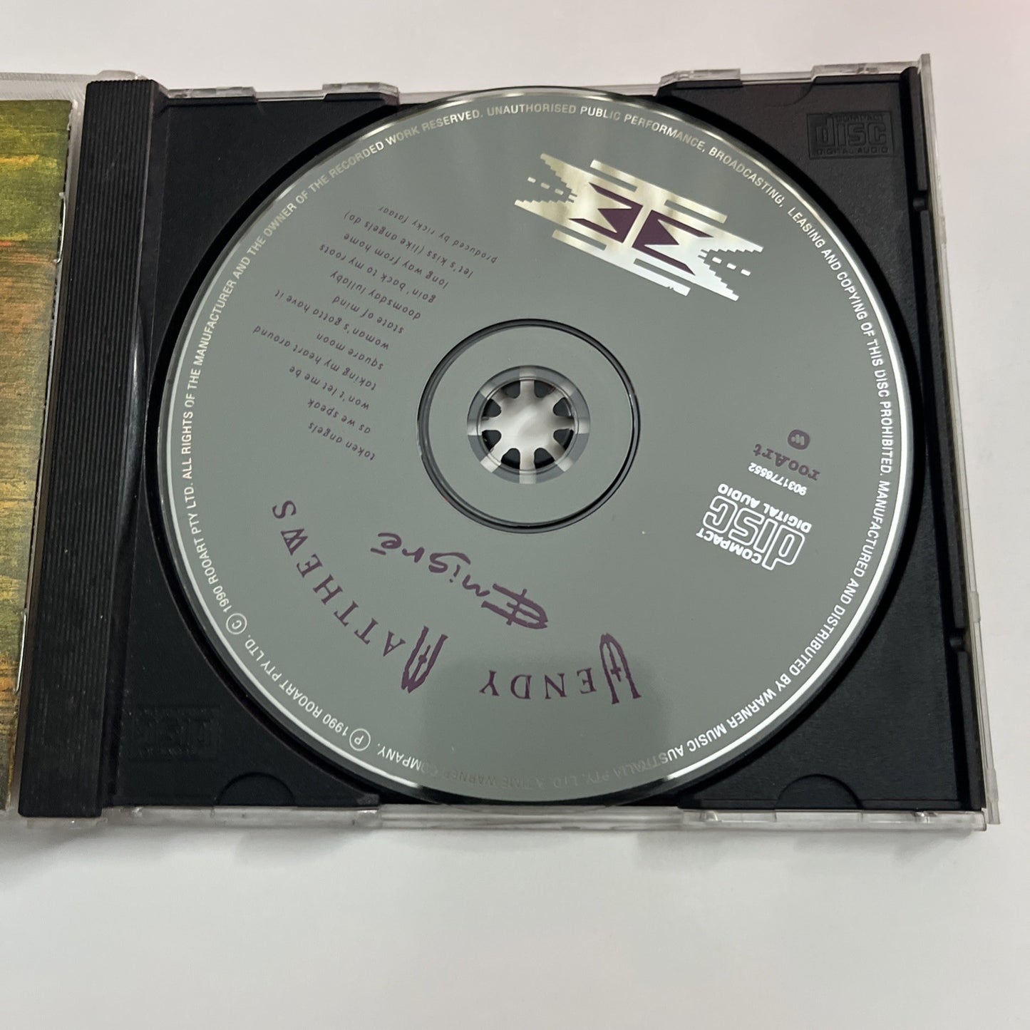 Wendy Matthews – Emigré (CD, 1990) Australia 9031776552