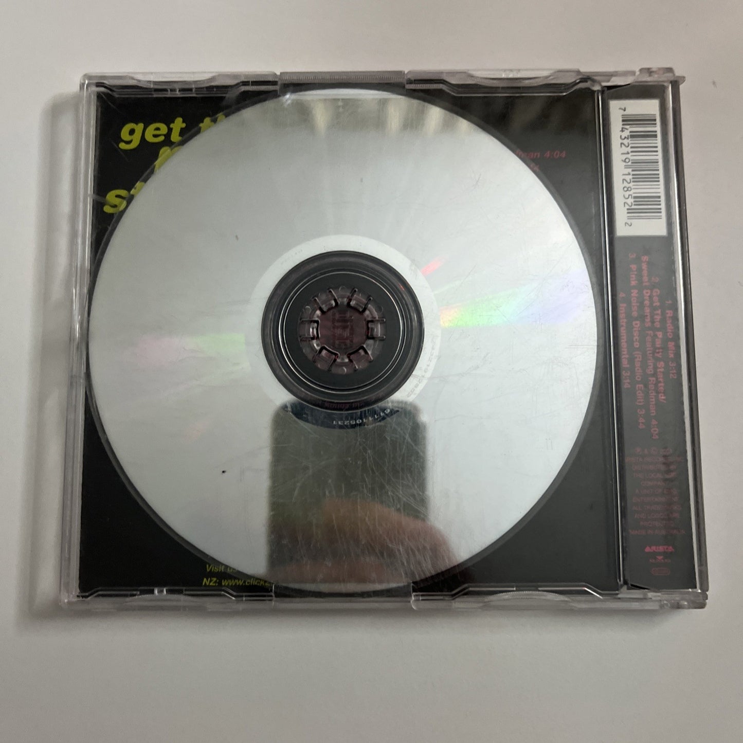 P!nk – Get The Party Started (CD, 2001) Single 74321912852