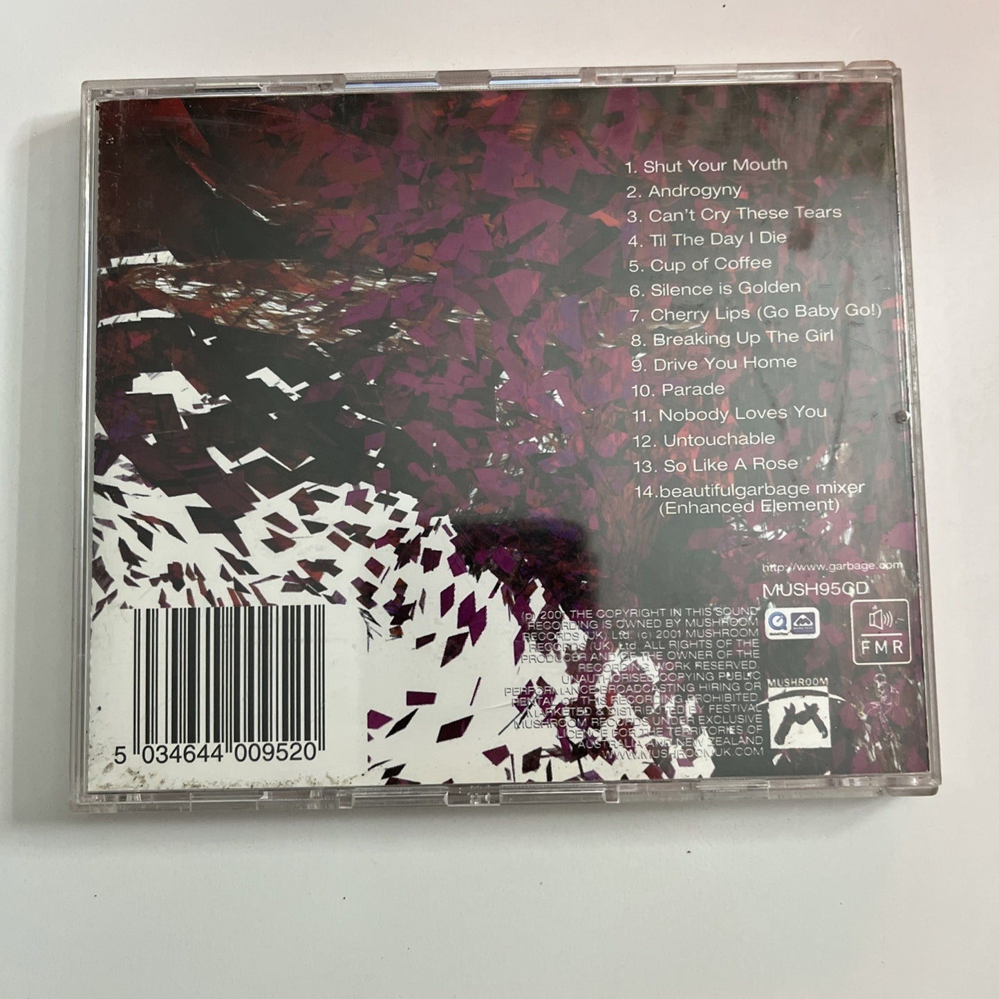 Garbage – Beautiful Garbage (CD, 2001) Australia & New Zealand MUSH95CD