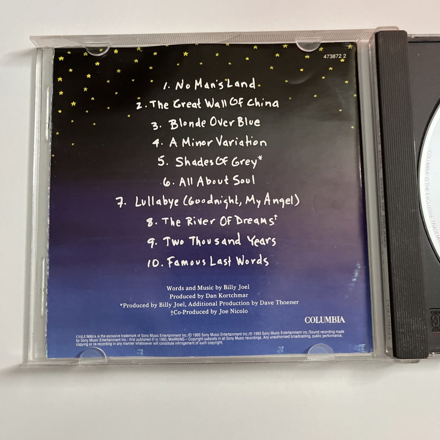 Billy Joel – River Of Dreams (CD, 1993) Australia 473872 2