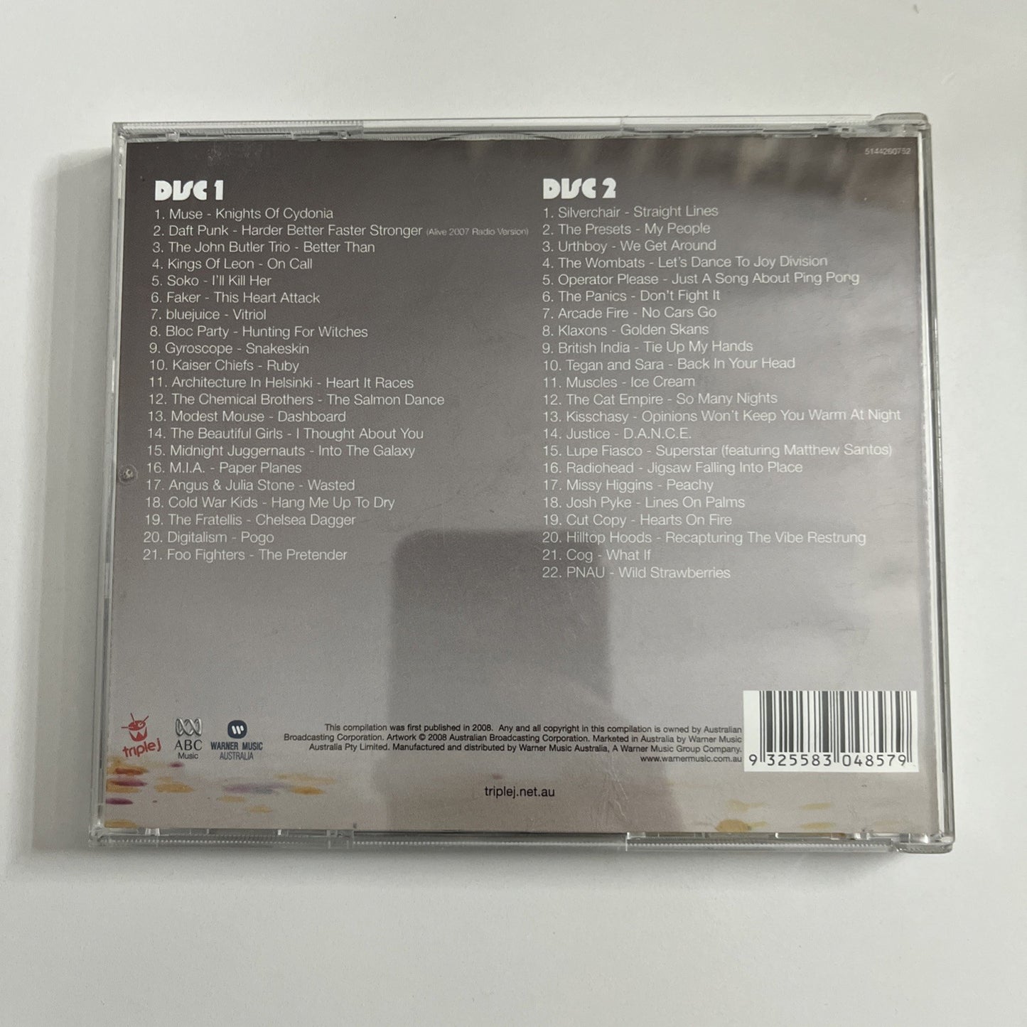 Triple J's Hottest 100 Volume 15 (CD, 2008) Australia 2-Disc 5144260752