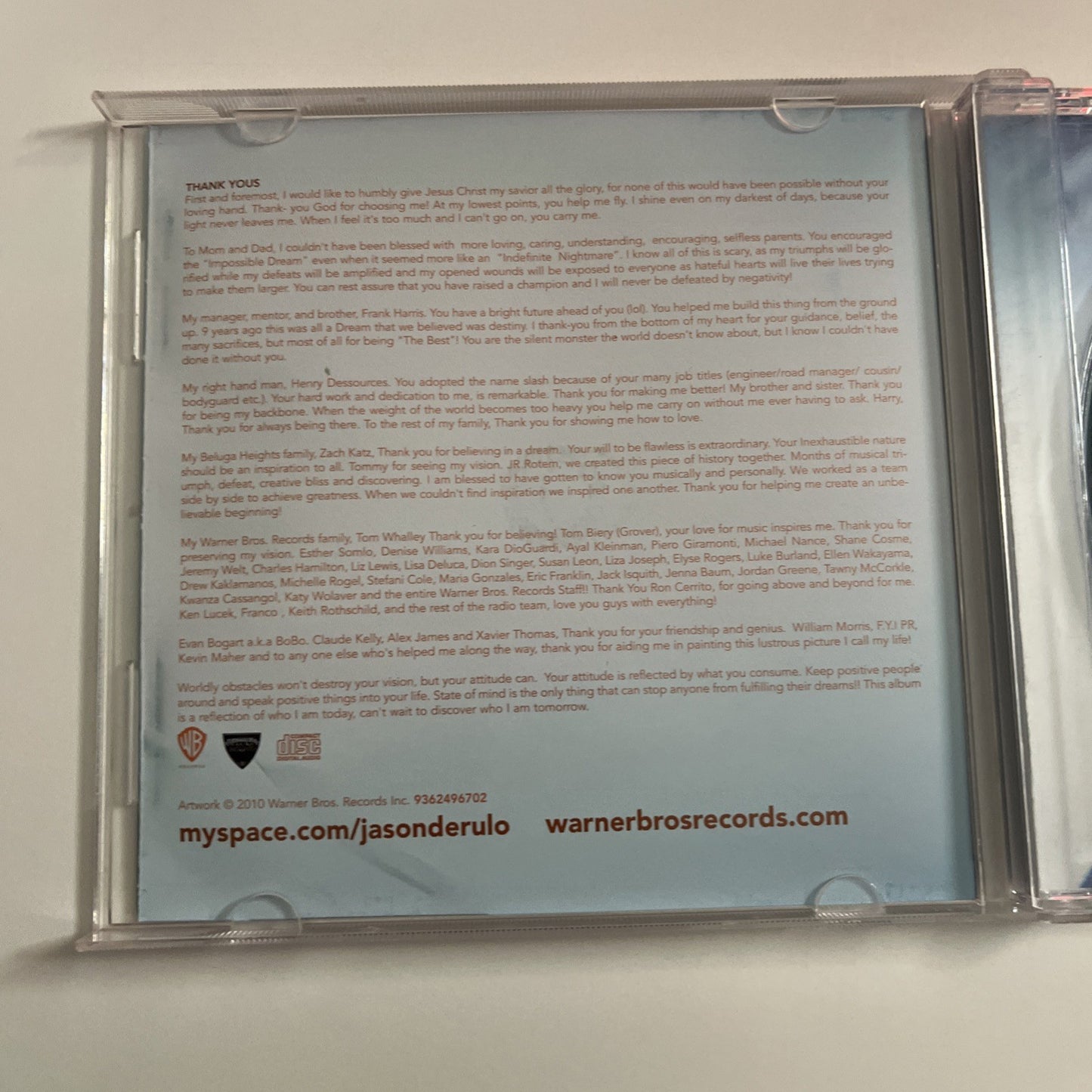 Jason Derulo – Jason Derülo (CD, 2010) Australia 9362496702