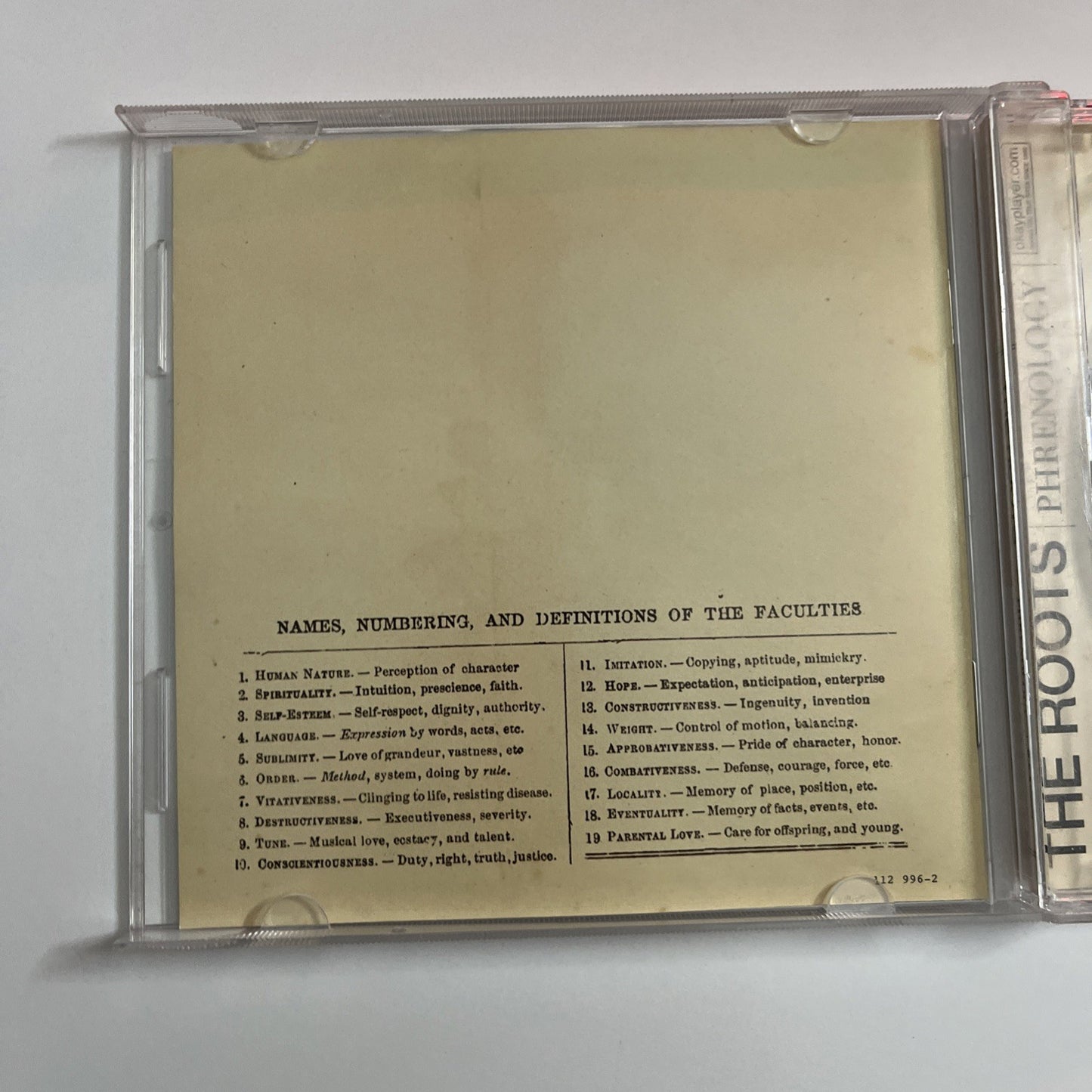 The Roots – Phrenology (CD, 2002) Australia 112 996-2