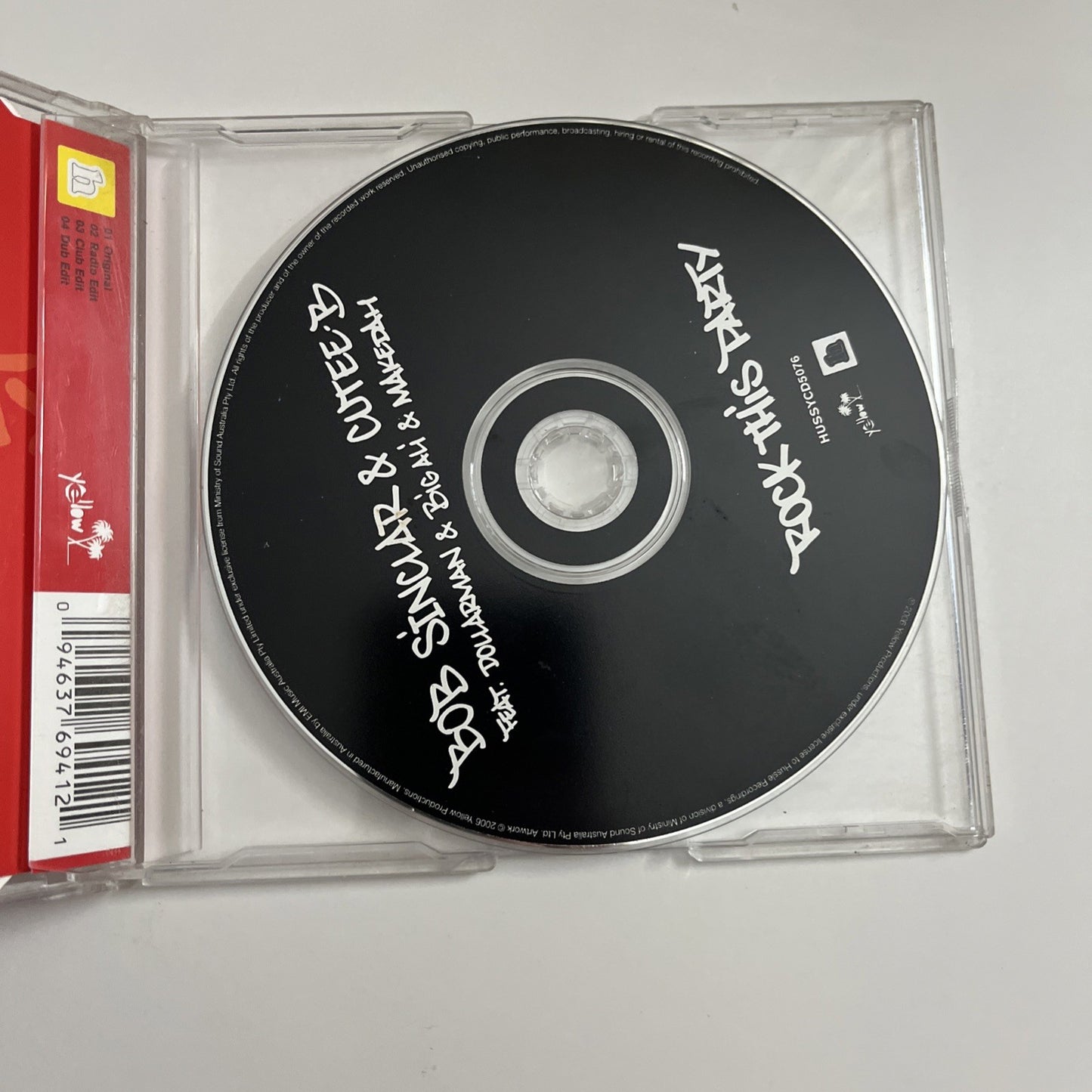 Bob Sinclar – Rock This Party (CD, 2006) Australia HUSSYCD5076