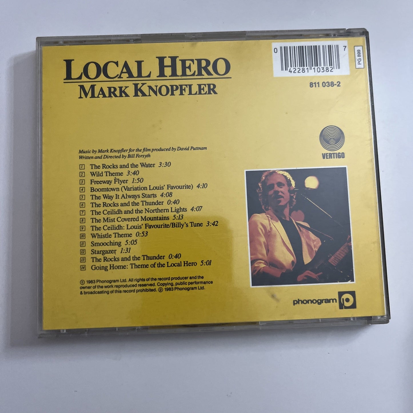 Mark Knopfler – Local Hero (CD, 1983) Australia 811 038-2