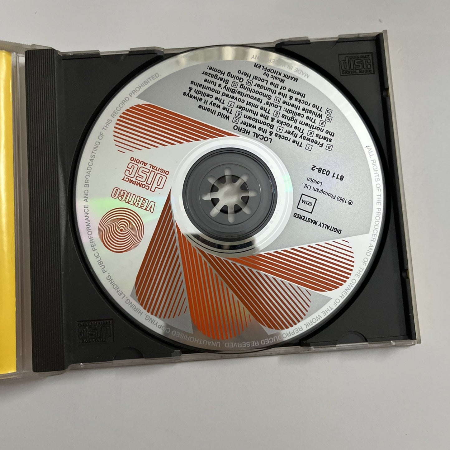 Mark Knopfler – Local Hero (CD, 1983) Australia 811 038-2