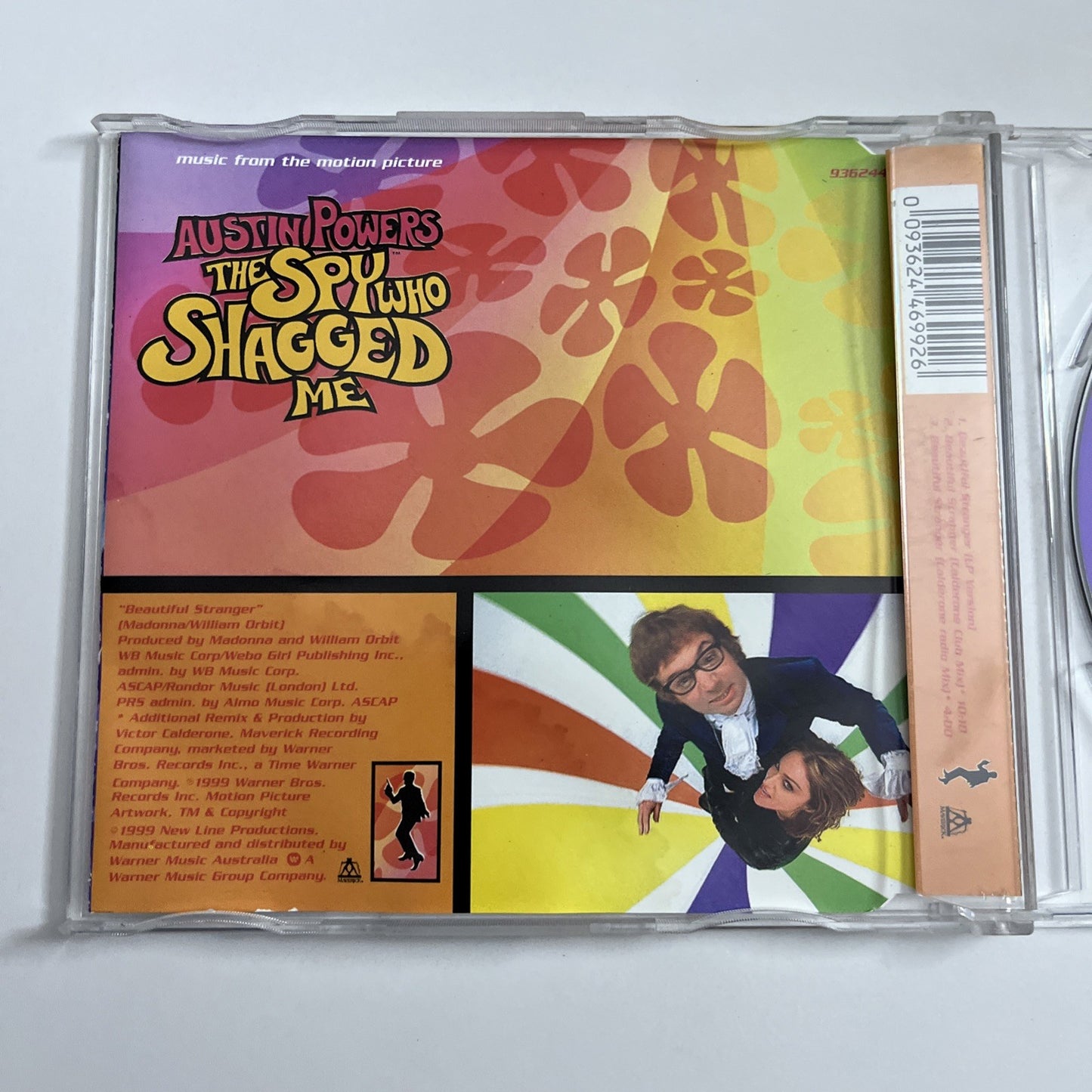 Madonna – Beautiful Stranger (CD, 1999) Australia Single 9362446992