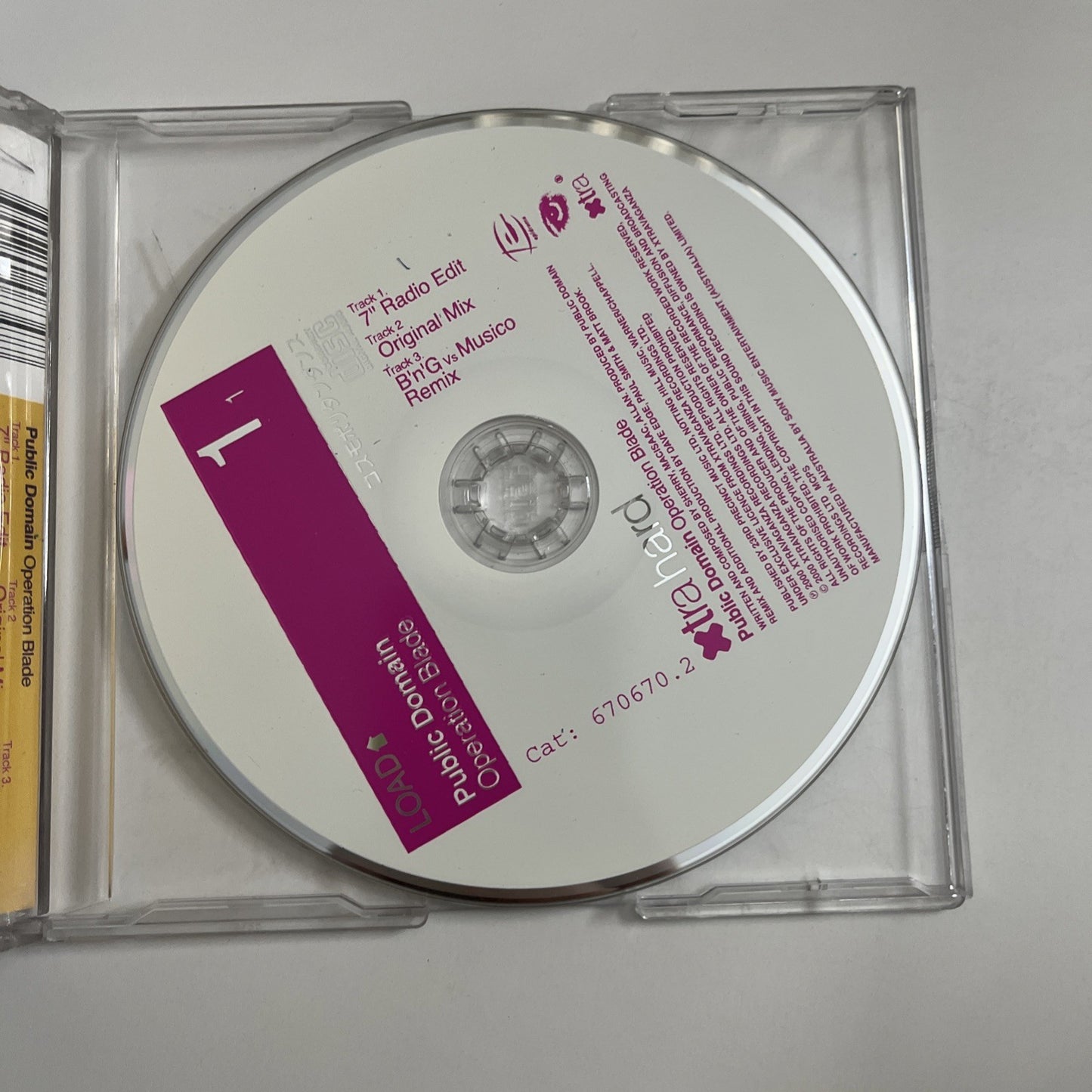 Public Domain – Operation Blade (Bass In The Place London...) (CD, 2000)