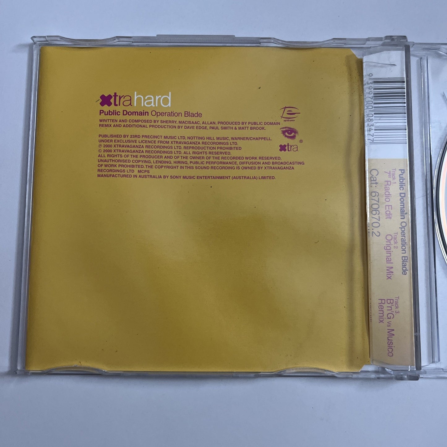 Public Domain – Operation Blade (Bass In The Place London...) (CD, 2000)