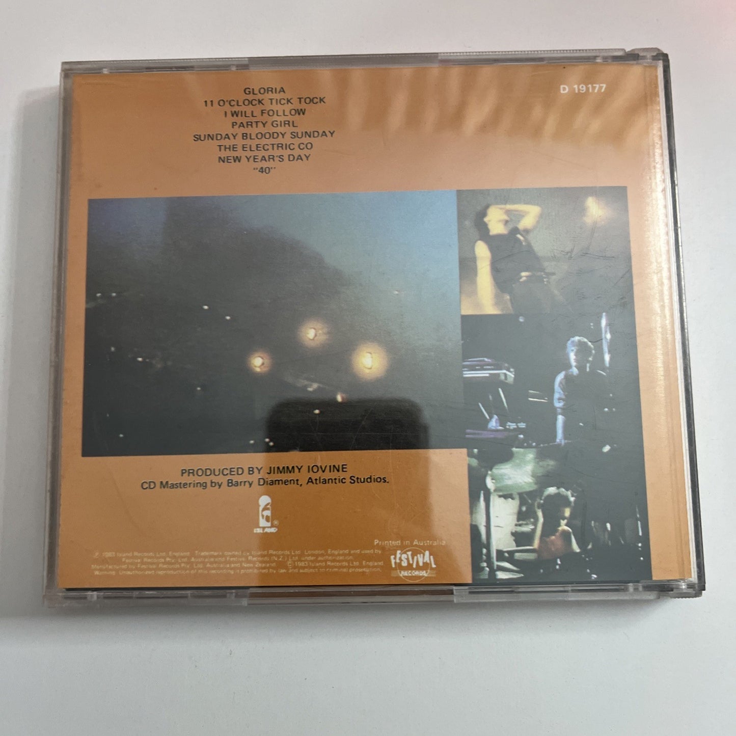U2 – Under A Blood Red Sky (CD, 1988) Australia D 19177
