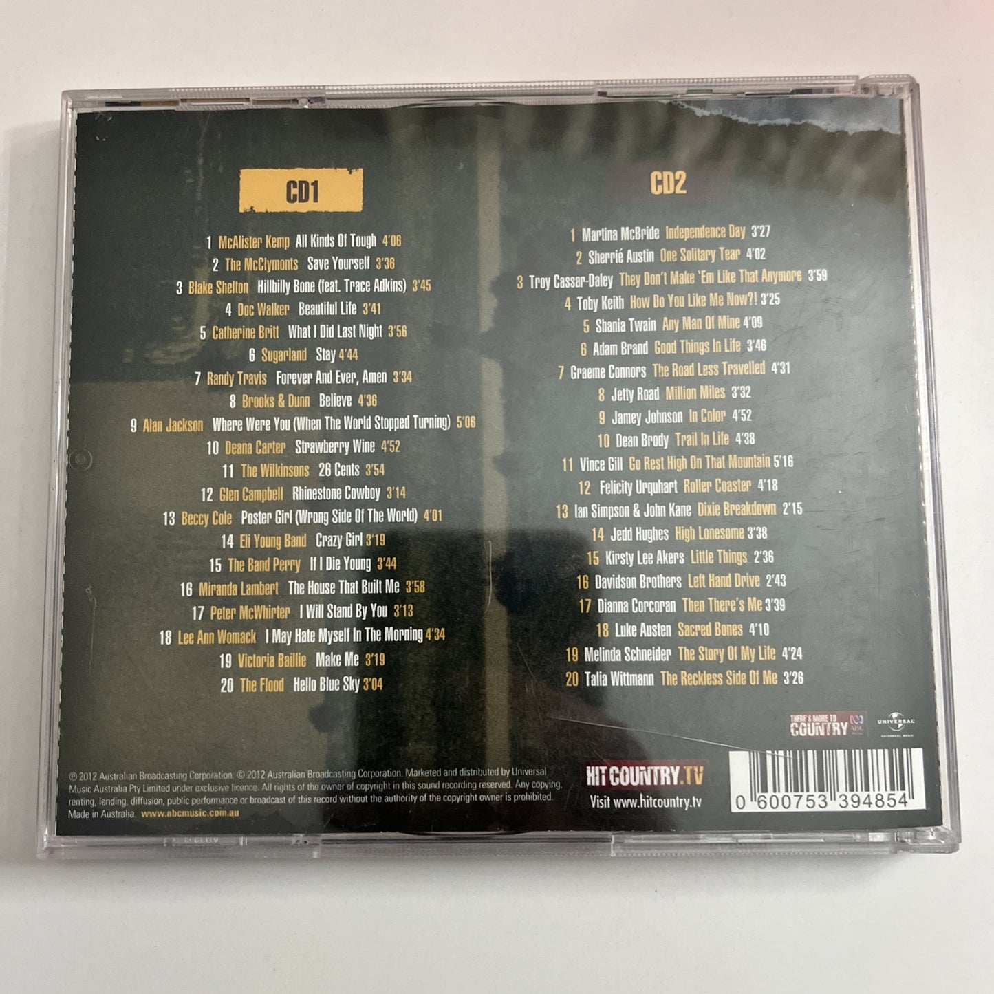 Various – Hit Country: Award Winning Hits (CD, 2012) Australia 5339485