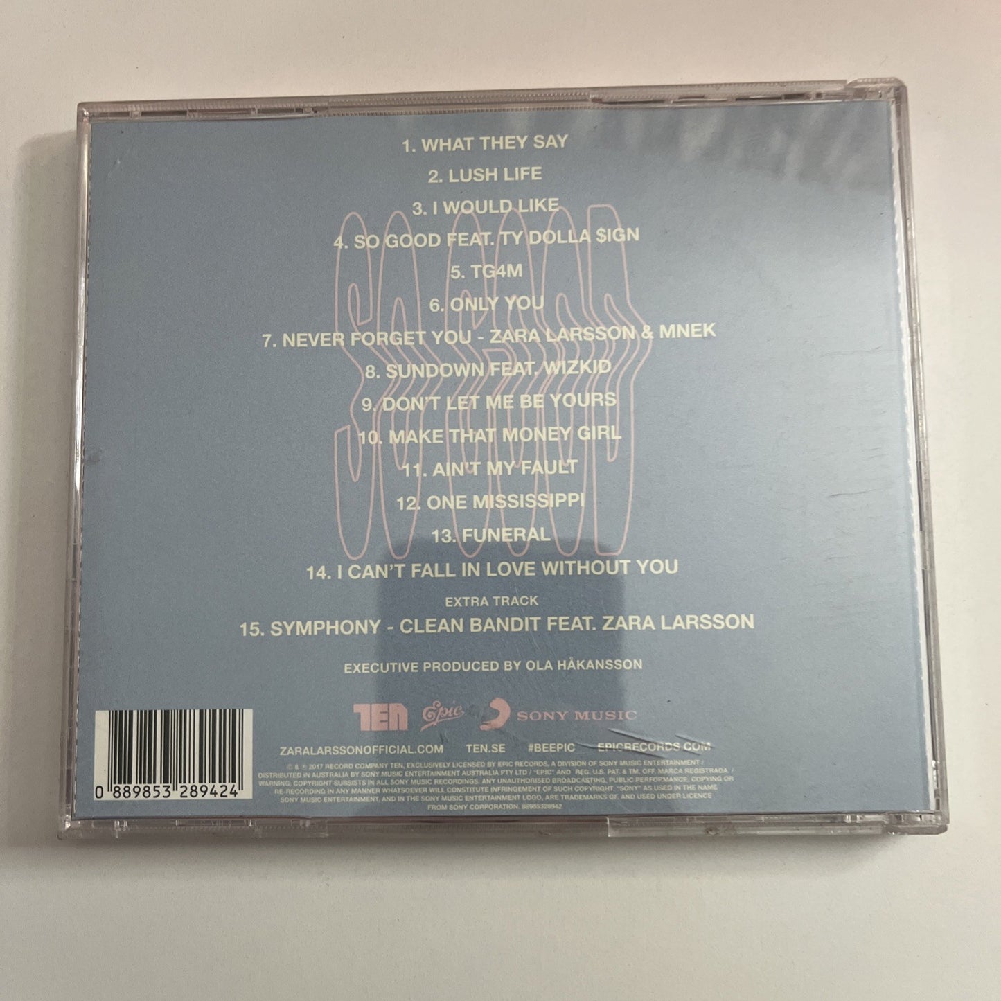 Zara Larsson – So Good (CD, 2017) Australia 88985328942
