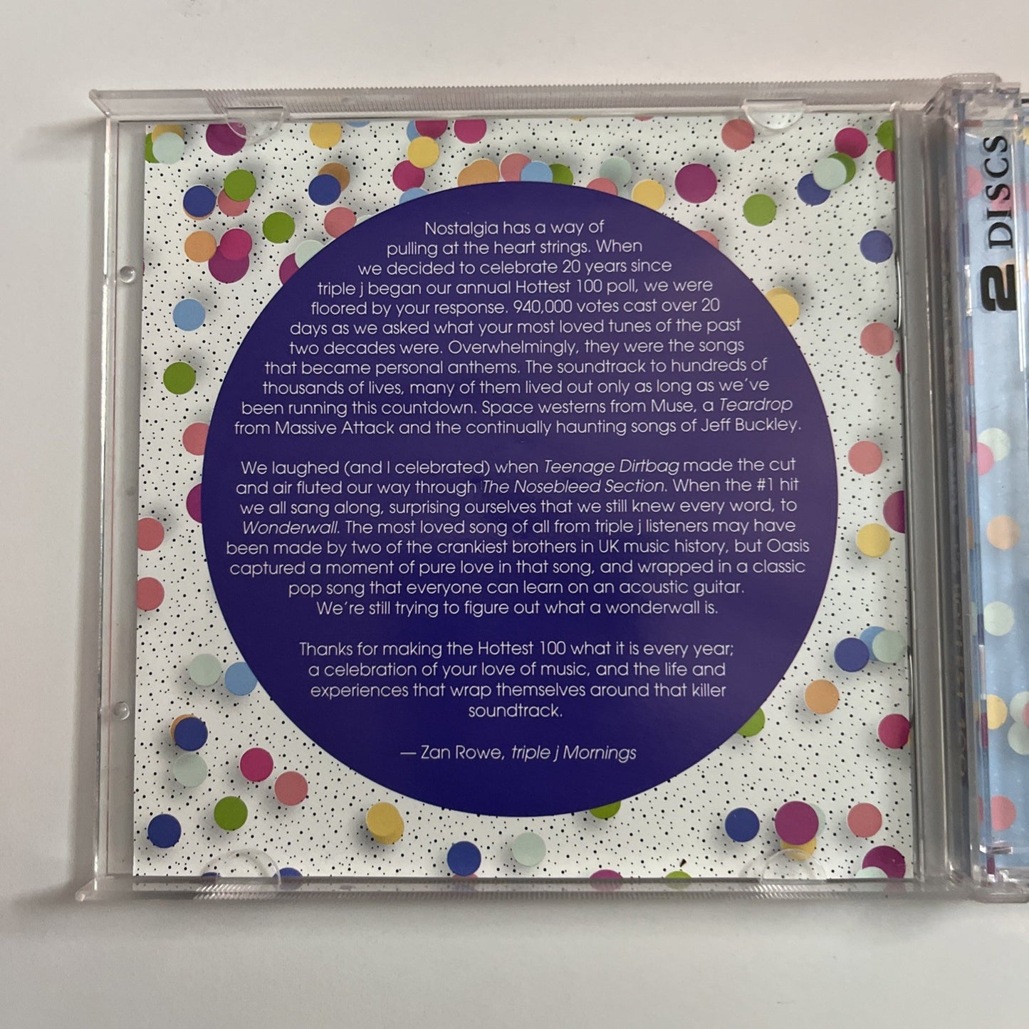Triple J's Hottest 100 - 20 Years (CD, 2013) 2-Disc Australia 5344292