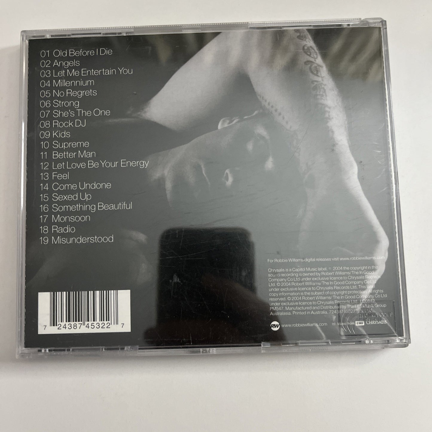 Robbie Williams – Greatest Hits (CD, 2004) Australia Album