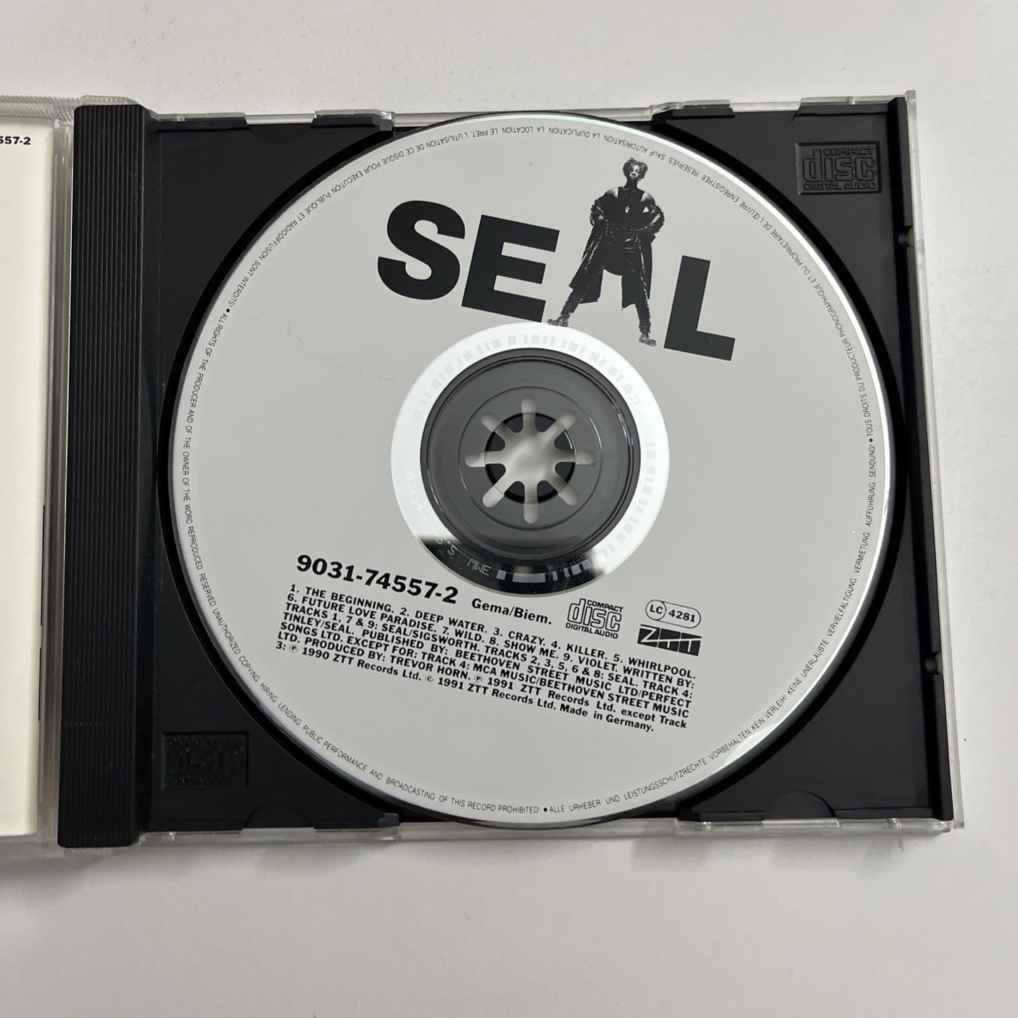 Seal – Seal (CD, 1991) Europe 9031-74557-2