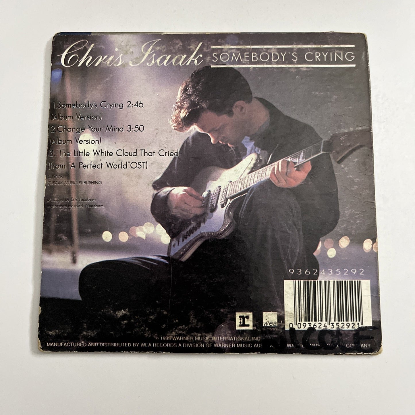 Chris Isaak – Somebody's Crying (CD, 1995) Australia Single 9362435292