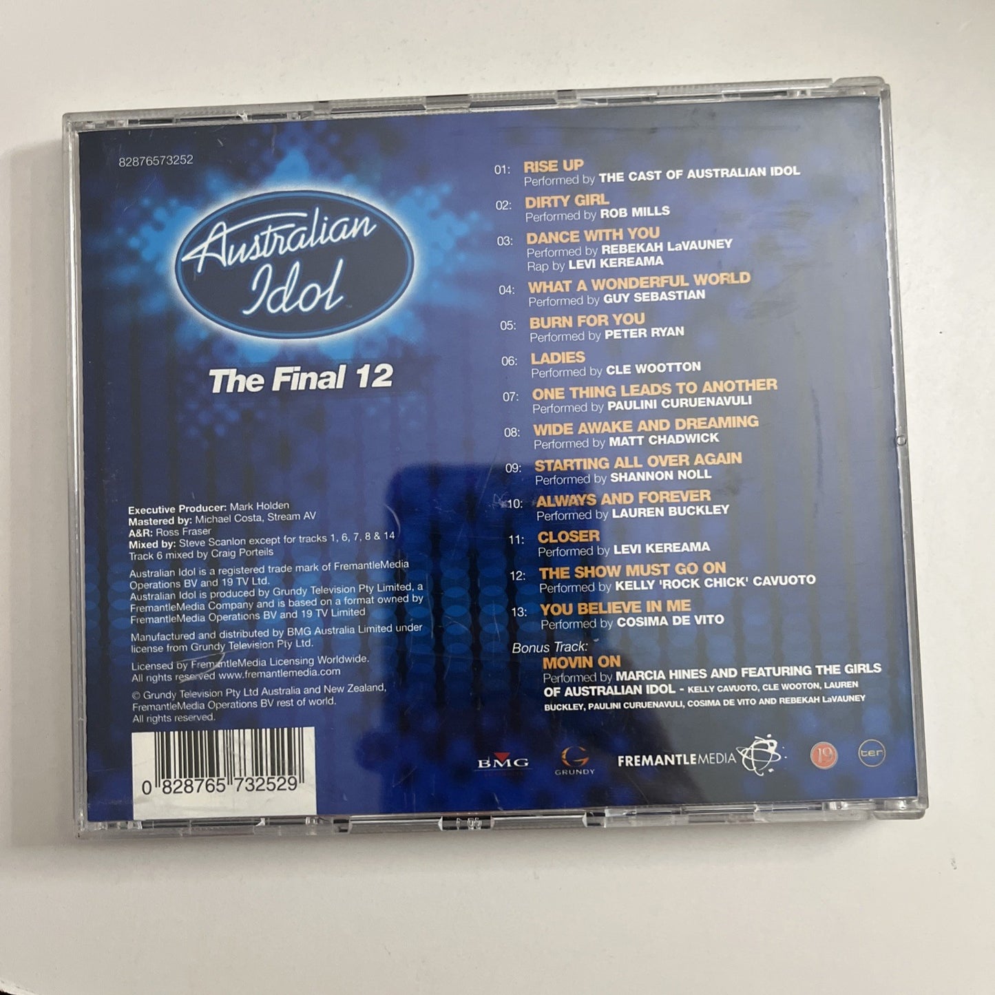 Australian Idol – The Final 12 (CD, 2003) Australia 82876573252