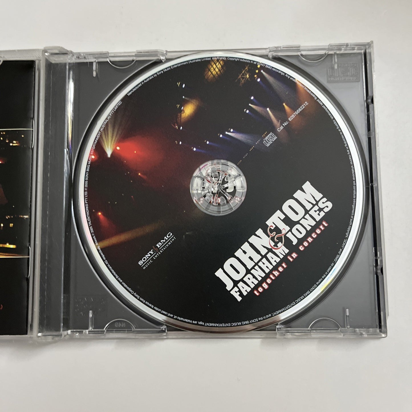 John Farnham, Tom Jones – Together In Concert (CD, 2005) Australia 8287668212