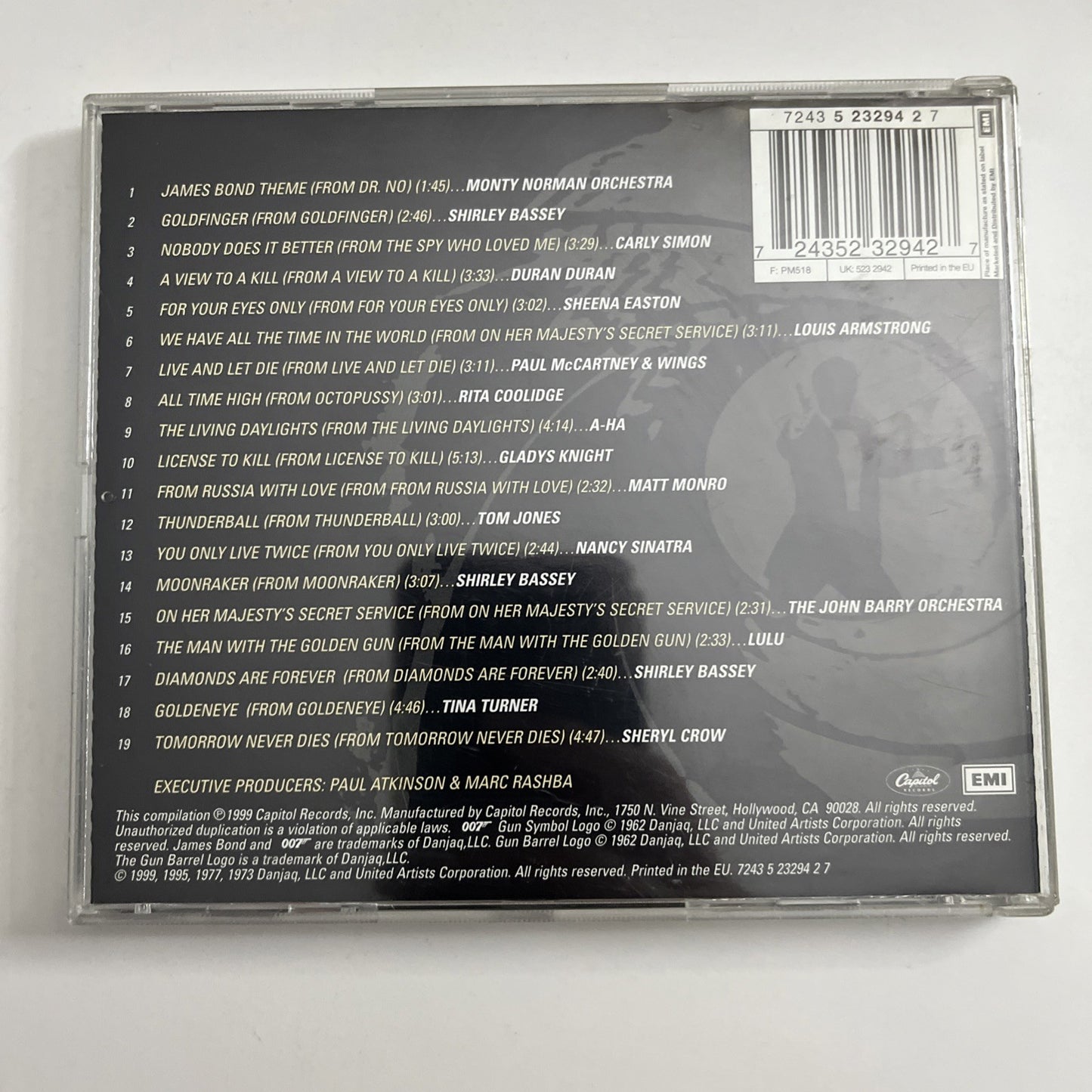 The Best Of Bond... James Bond (CD, 1999) Australasia 7243 5 23294 2 7