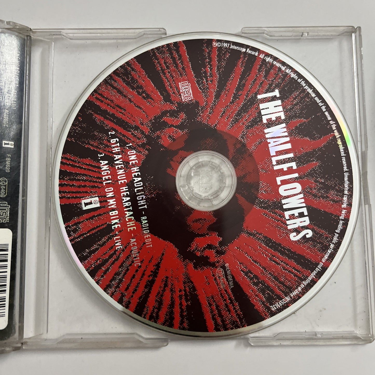 The Wallflowers – One Headlight (CD, 1997) Australia Single INTDS95532
