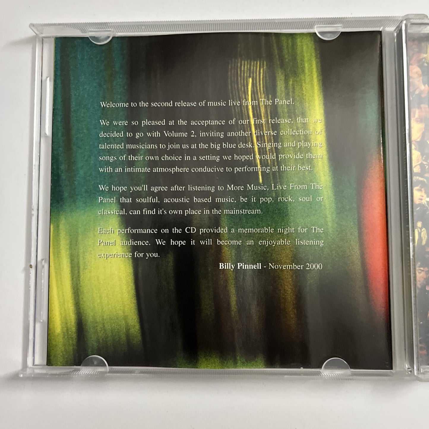 More Music Live From The Panel (CD, 2000) Australia LIBCD2009.2
