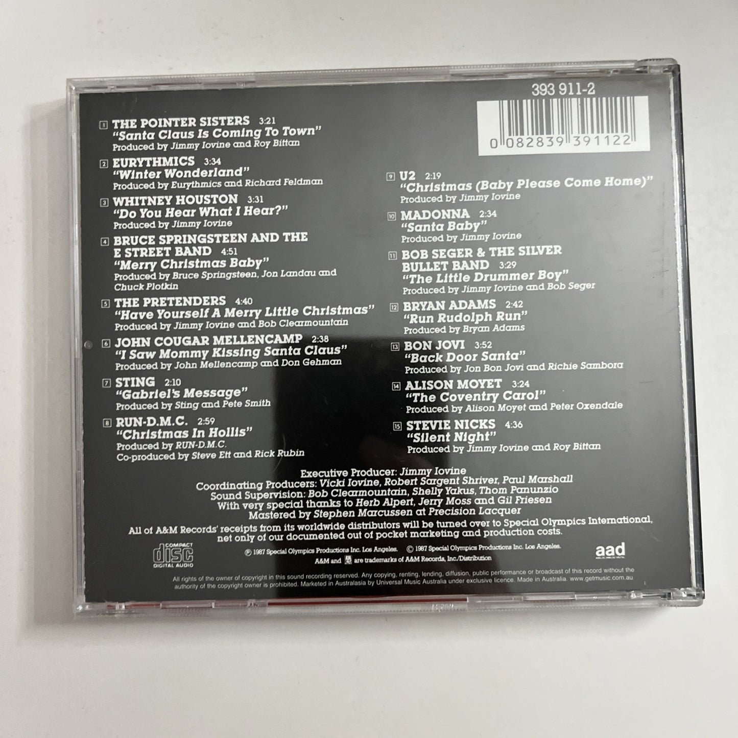 Various – A Very Special Christmas (CD, 1987) Australia 393 911-2