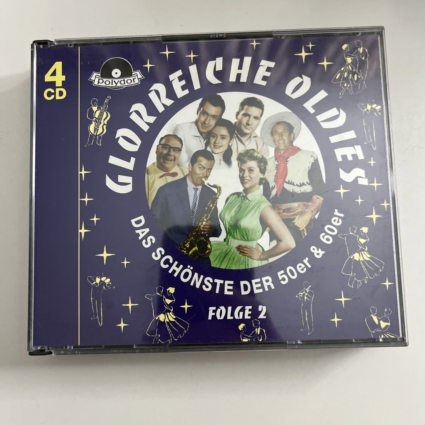 Glorreiche Oldies Das Schönste der 50er & 60er Folge 2 (CD, 1993) Germany 4-Disc