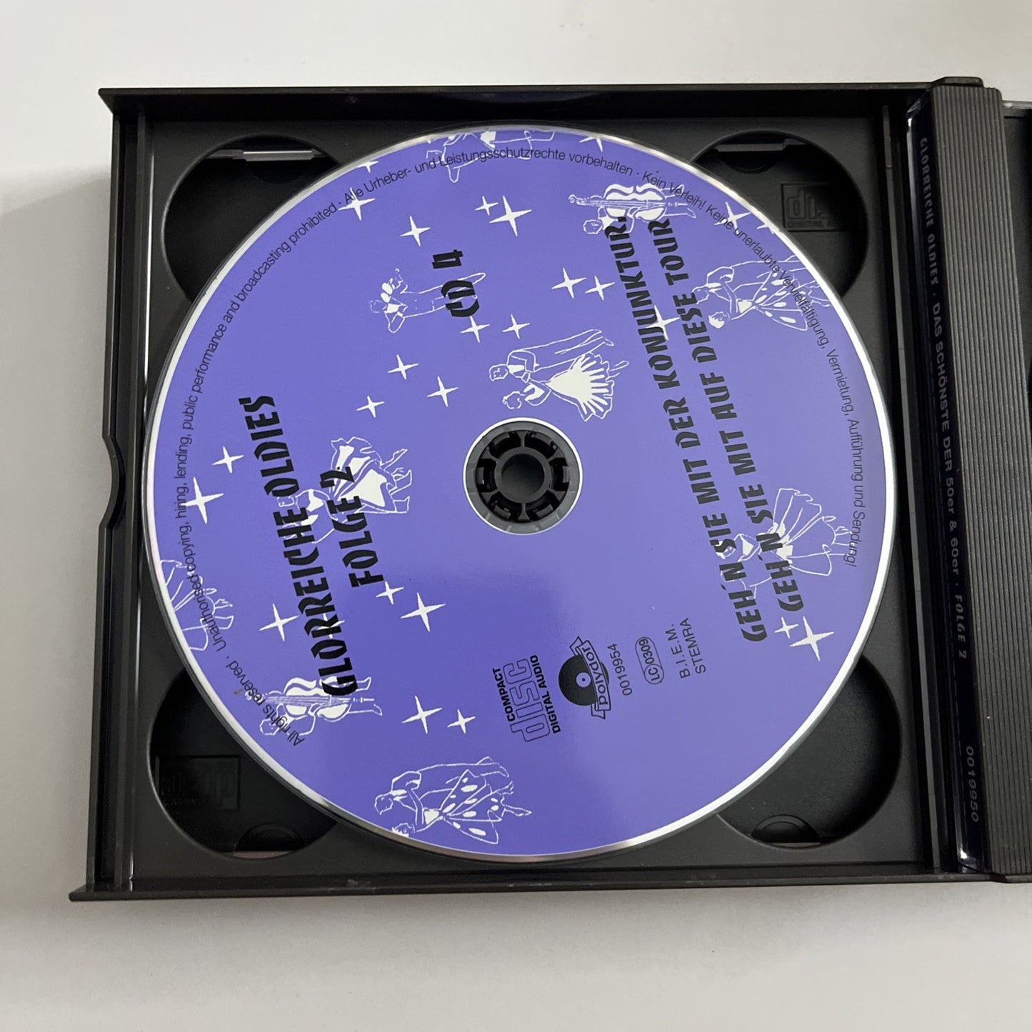 Glorreiche Oldies Das Schönste der 50er & 60er Folge 2 (CD, 1993) Germany 4-Disc