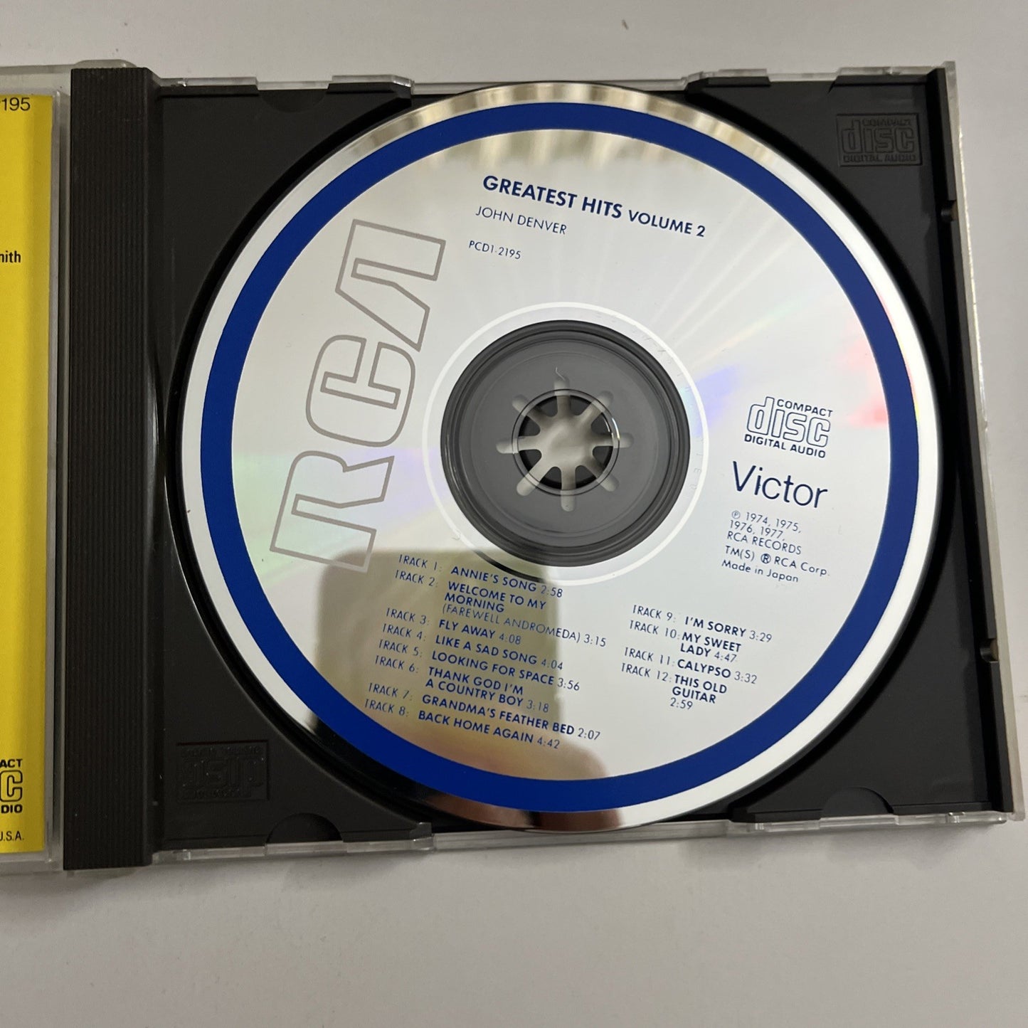 John Denver – John Denver's Greatest Hits, Volume Two (CD, 1983) US PCD1-2195